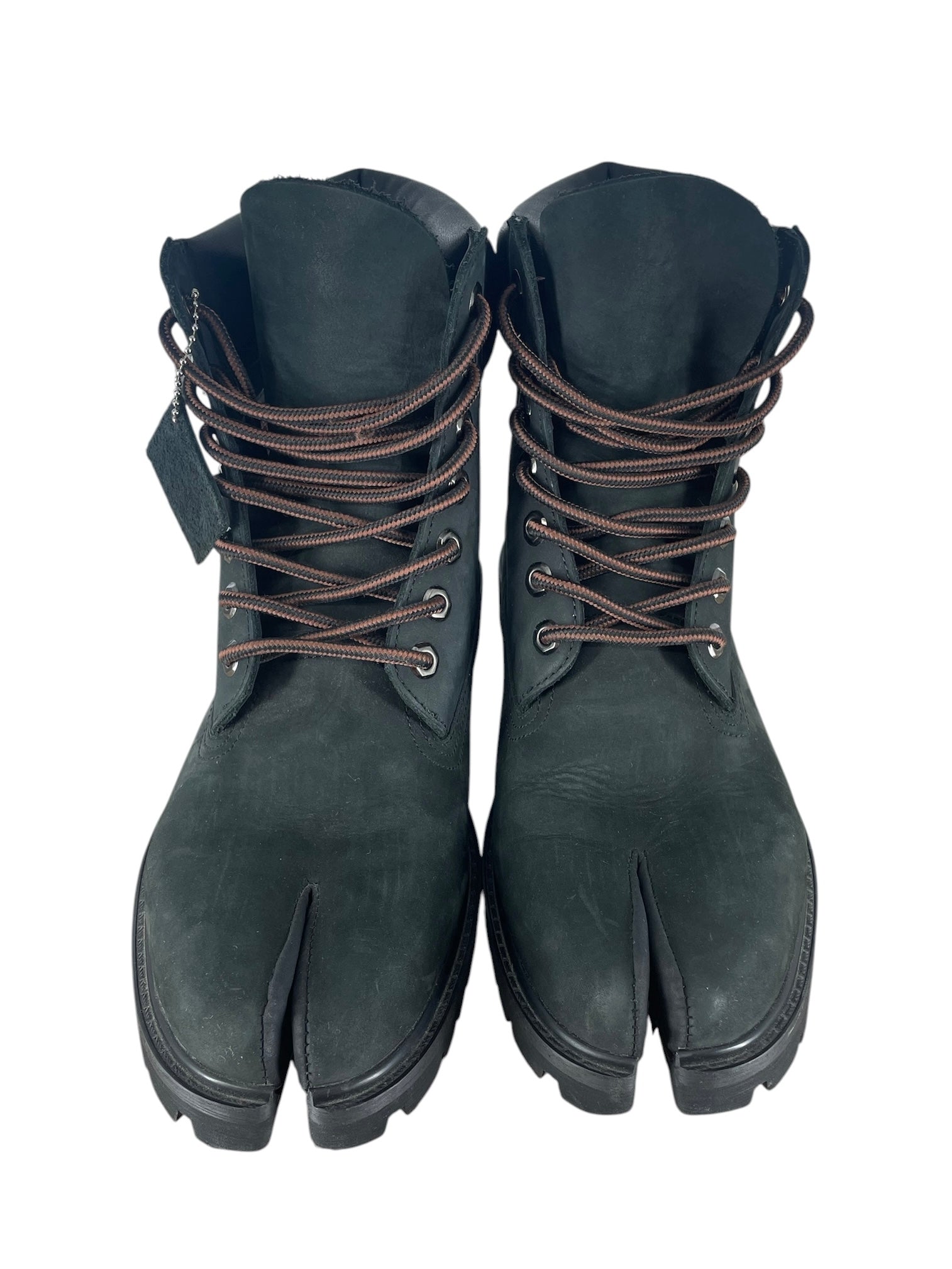 ESENES WORLDWIDE/Lace Up Boots/US 10.5/Leather/BLK/TABI view 5