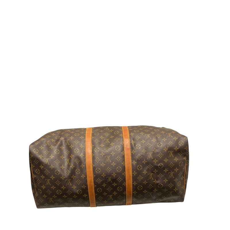 LOUIS VUITTON/Luggage/Monogram/Leather/BRW/LARGE KEEPAL