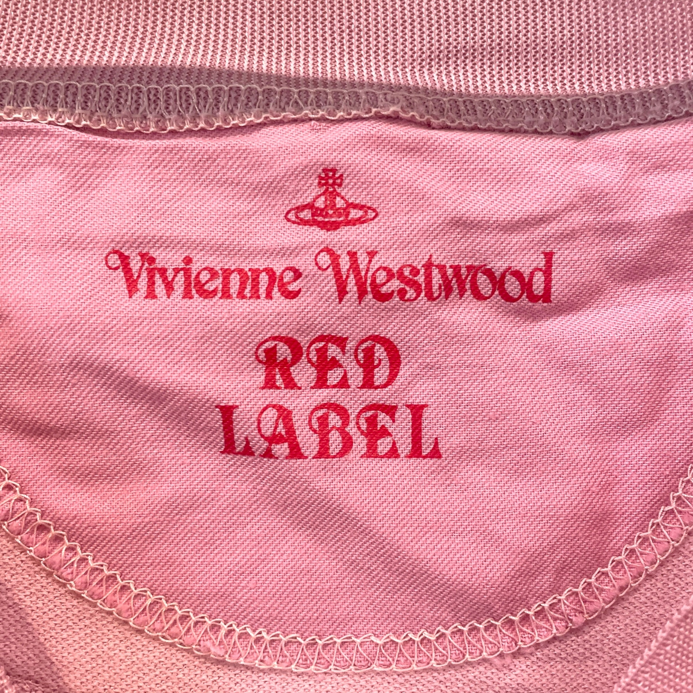 Vivienne Westwood RED LABEL/SL Dress/2/Cotton/PNK/w/ embroidered decoration view 3