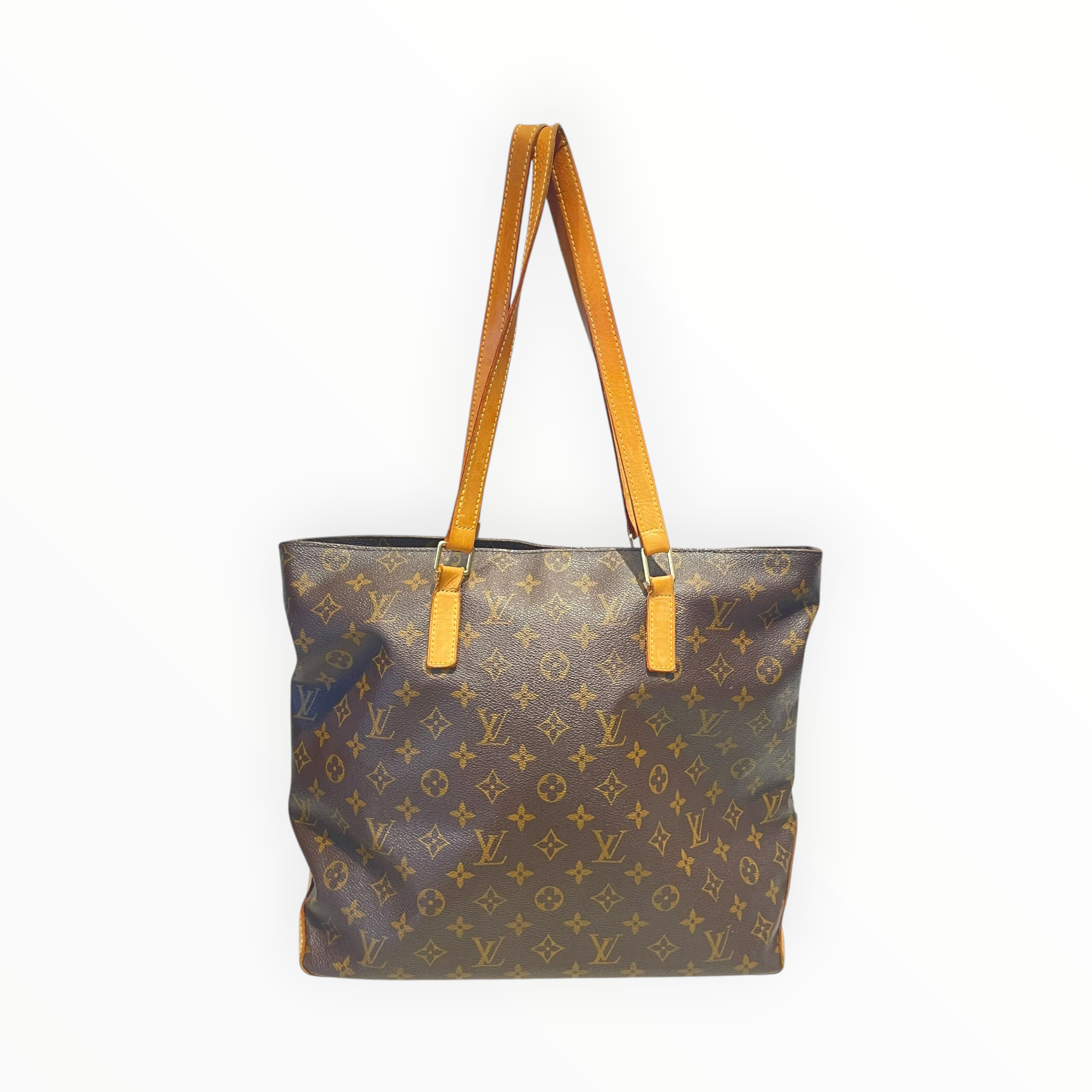 LOUIS VUITTON/Tote Bag/Monogram/Leather/BRW/CABAS MEZZO TOTE view 1