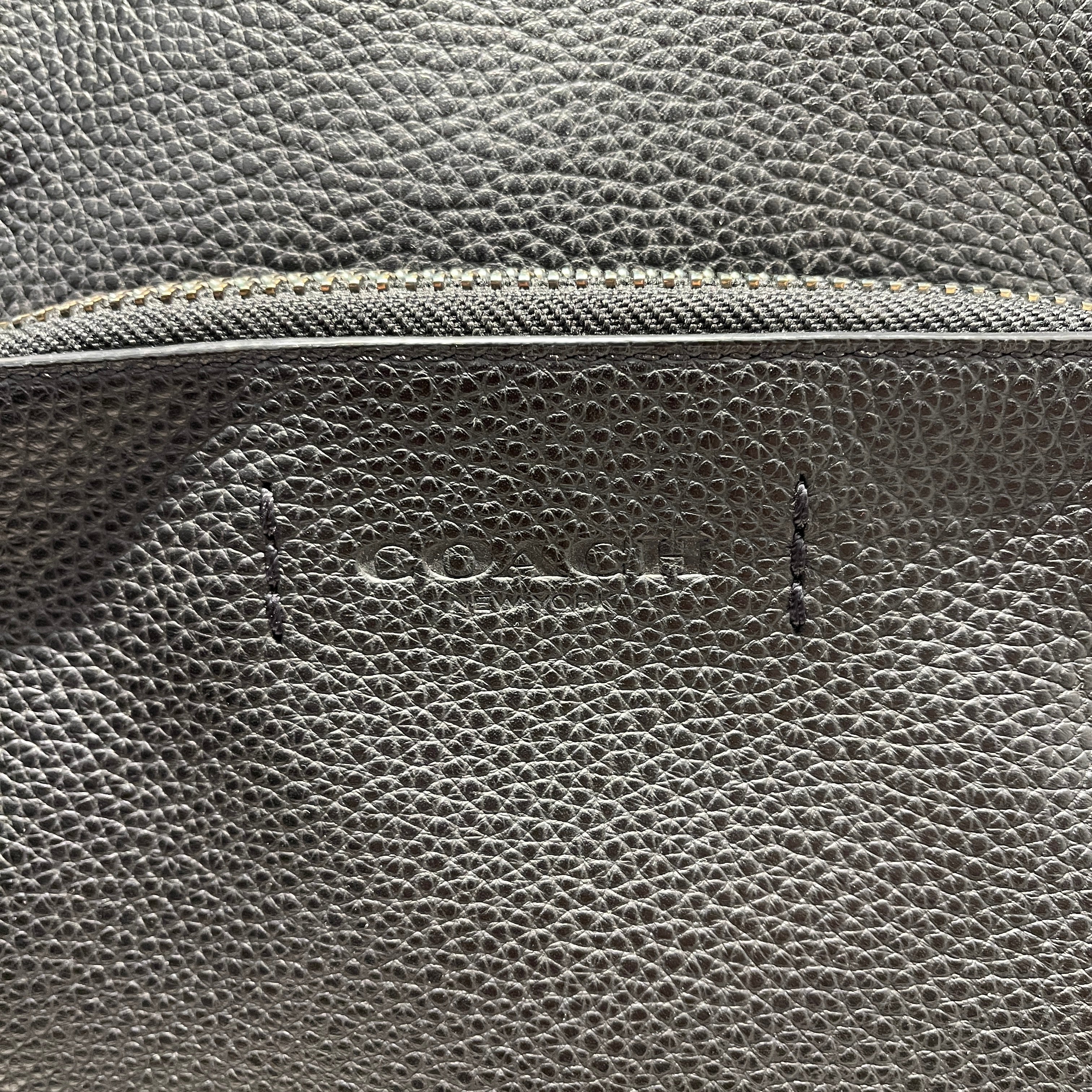COACH/Fanny Pack/Leather/BLK/GOTHAM sling pack view 5