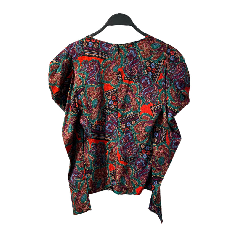 VERONICA BEARD/LS Blouse/0/All Over Print/Silk/MLT/