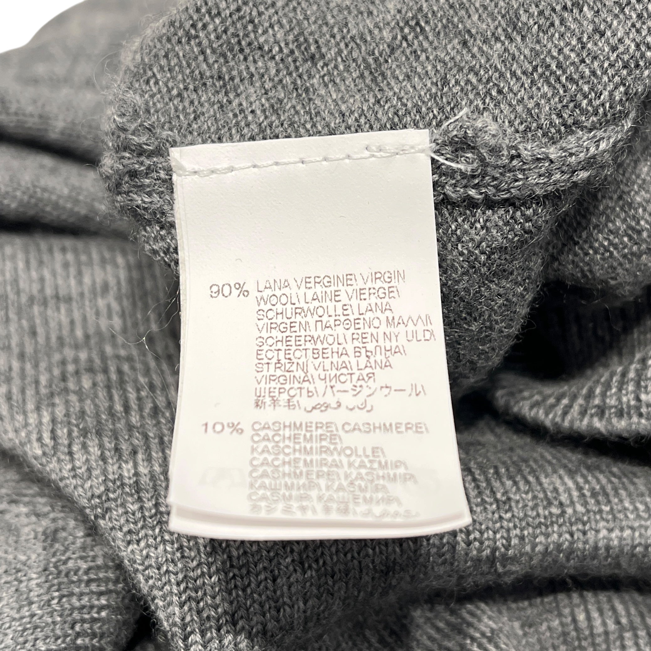 BRUNELLO CUCINELLI/Sweatshirt/XXL/Cashmere/GRY/Pullover/Gray Cashmere Sweatshirt view 5