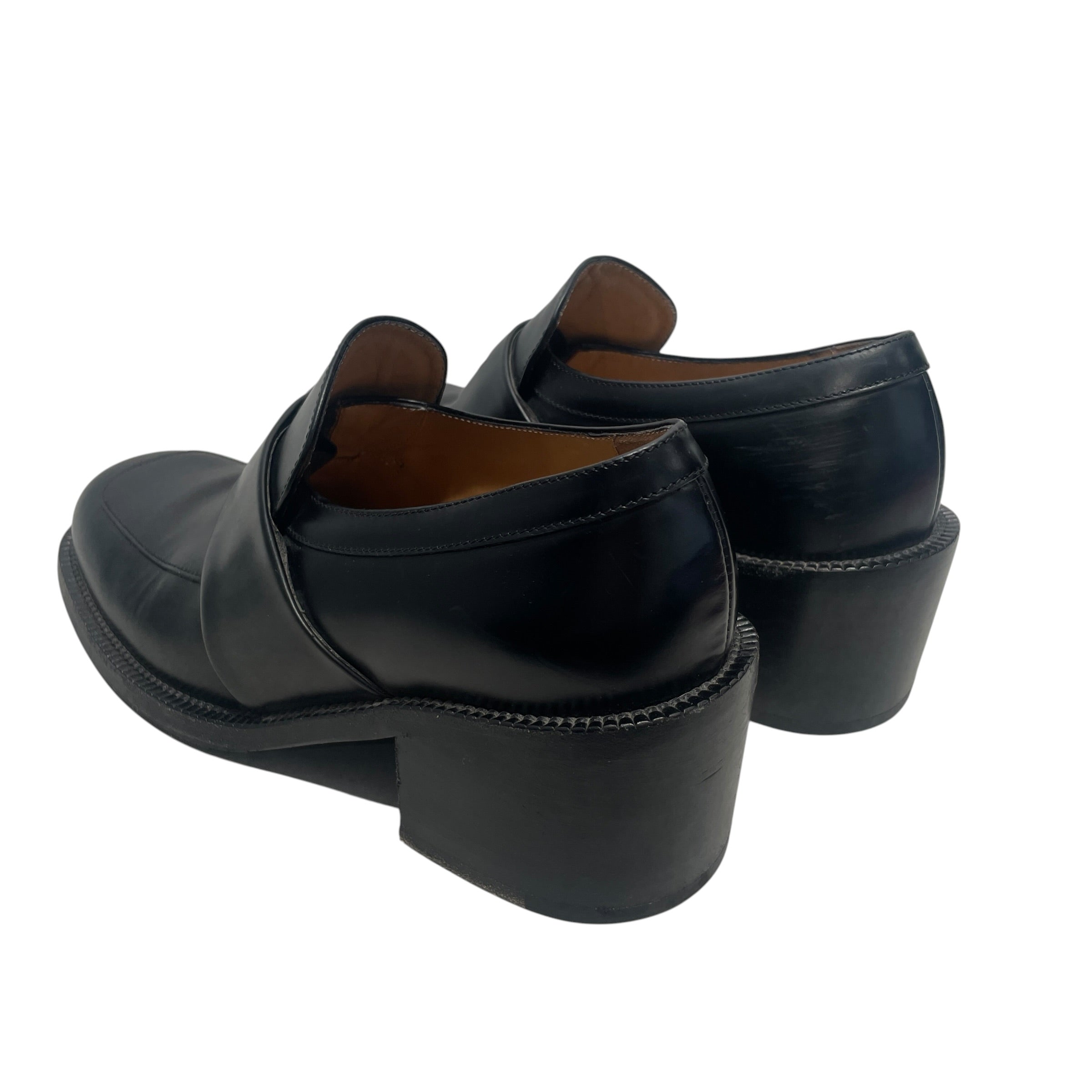 DRIES VAN NOTEN/Loafers/EU 38.5/Leather/BLK/ view 2