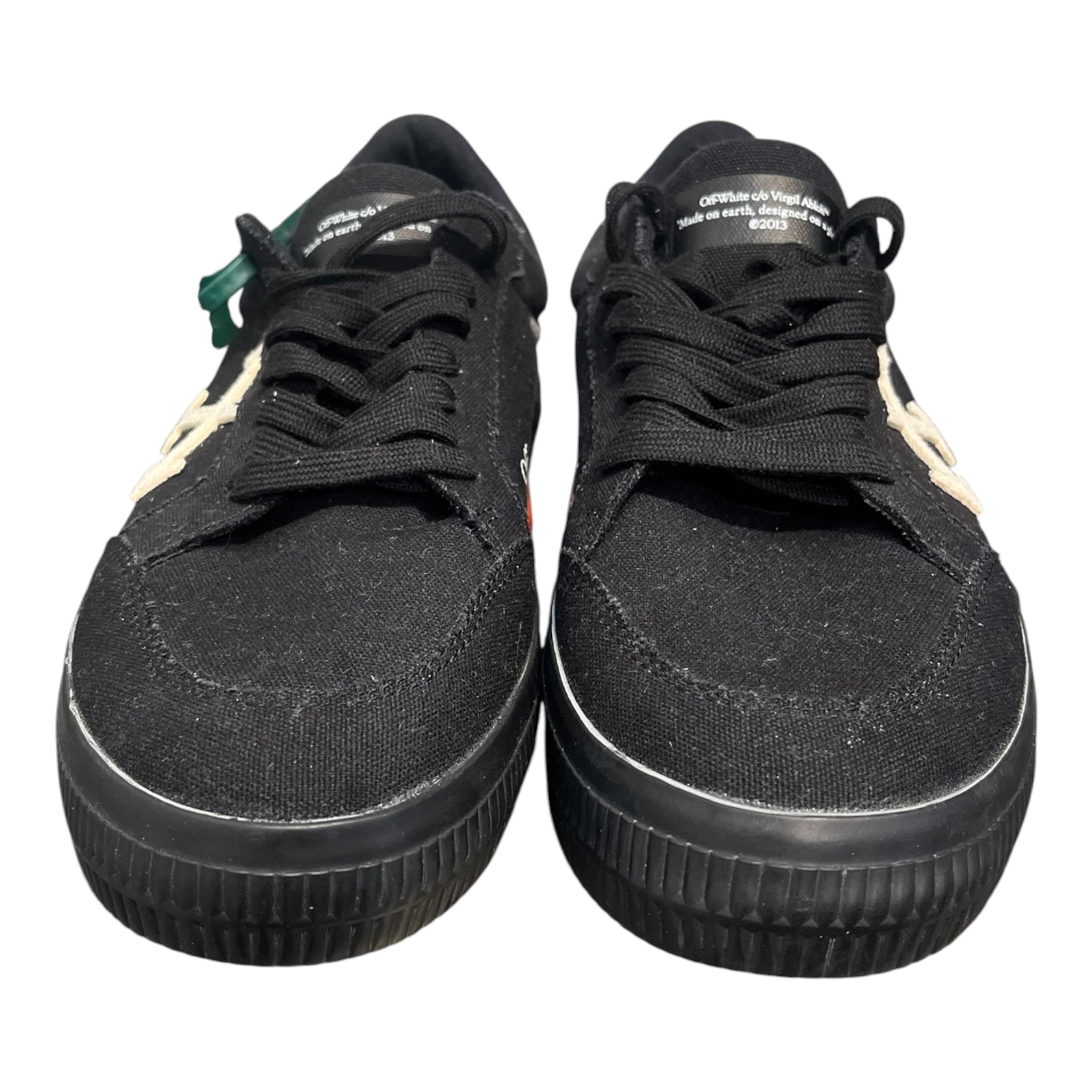OFF-WHITE/Low-Sneakers/EU 42/BLK/VULCANIZED CANVAS BLK/WHT SOLE view 2