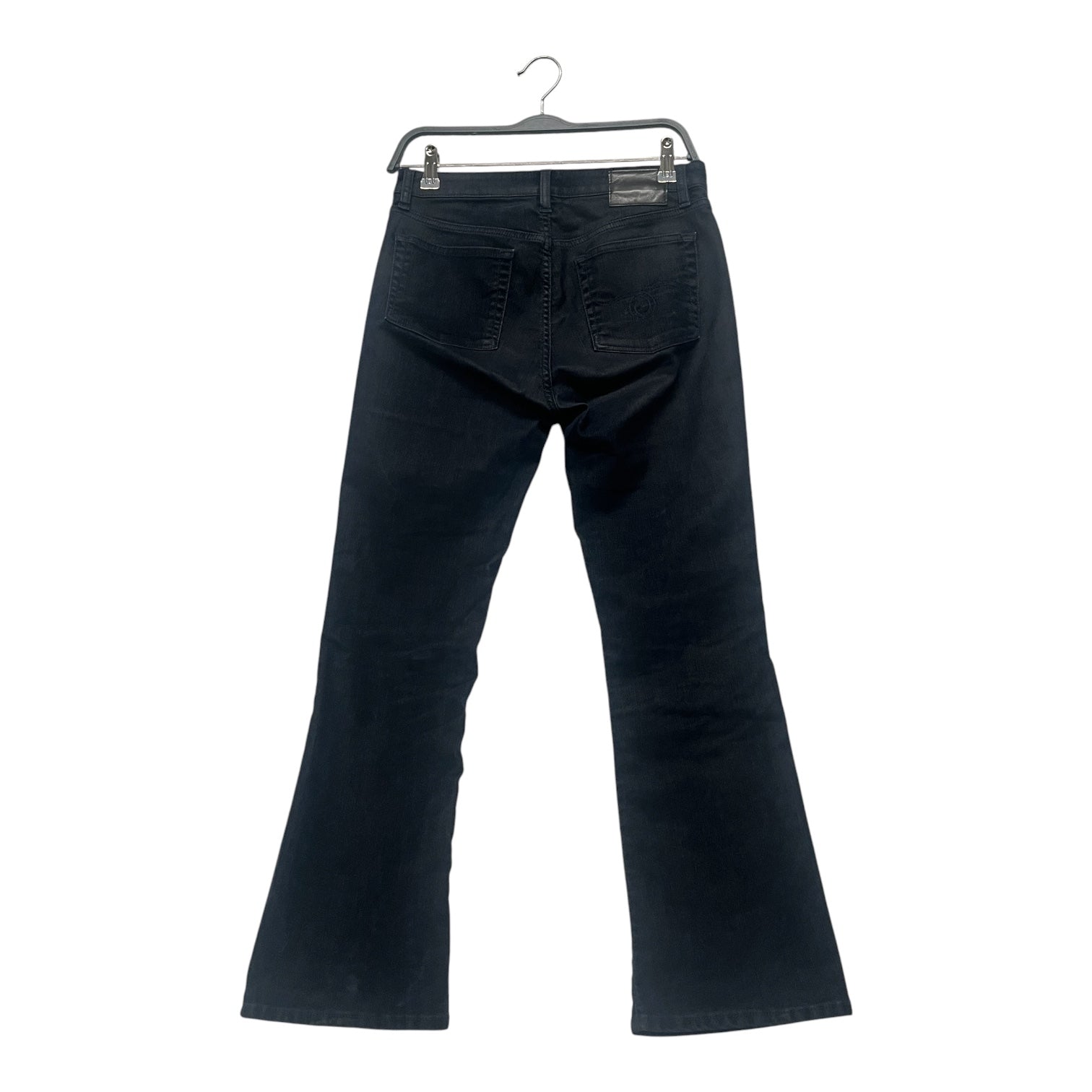 R13/Bootcut Pants/27/Velour/NVY/DESTRESSED KNEE CUTS view 2
