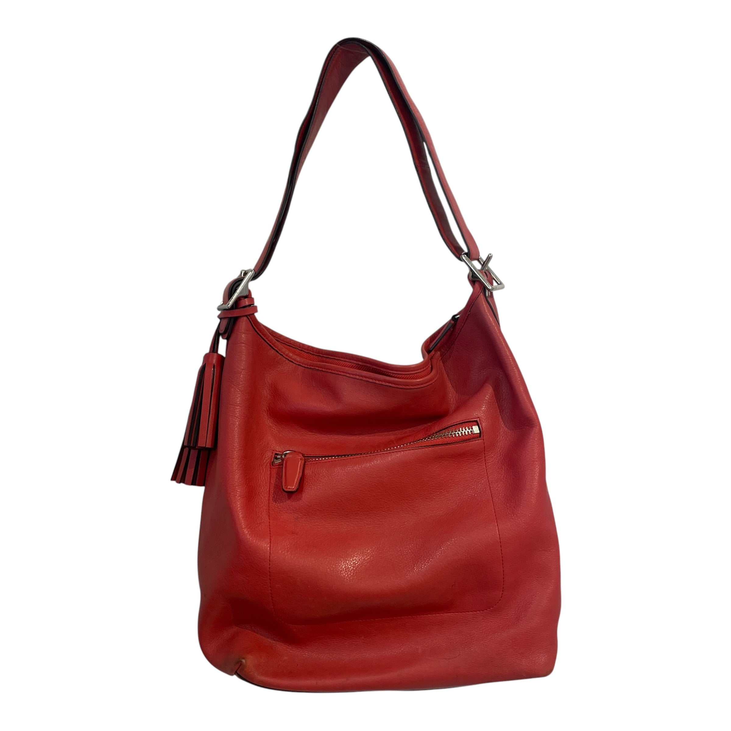 COACH/Bag/Leather/RED/LEGACY HOBO BAG #19893 view 4