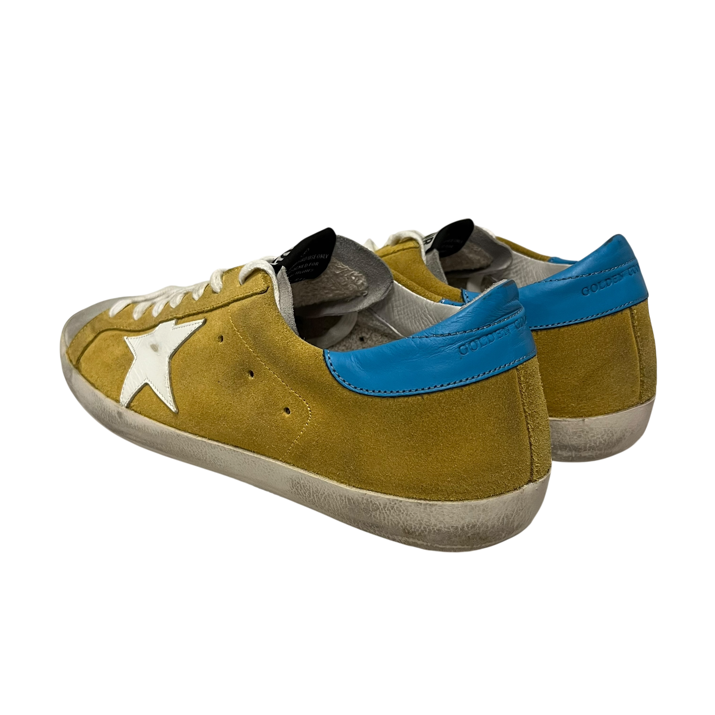 GOLDEN GOOSE/Low-Sneakers/EU 43/Suede/GLD/mustard view 2