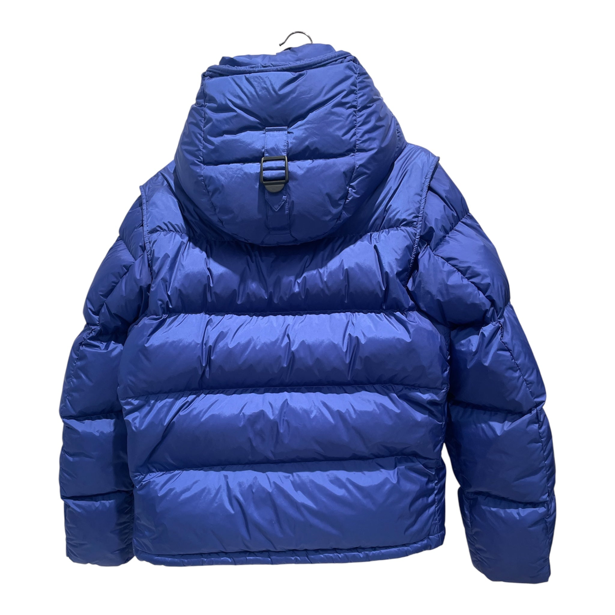 BURBERRY/Puffer Jkt/M/Nylon/BLU/Detachable Sleeve Puffer view 2