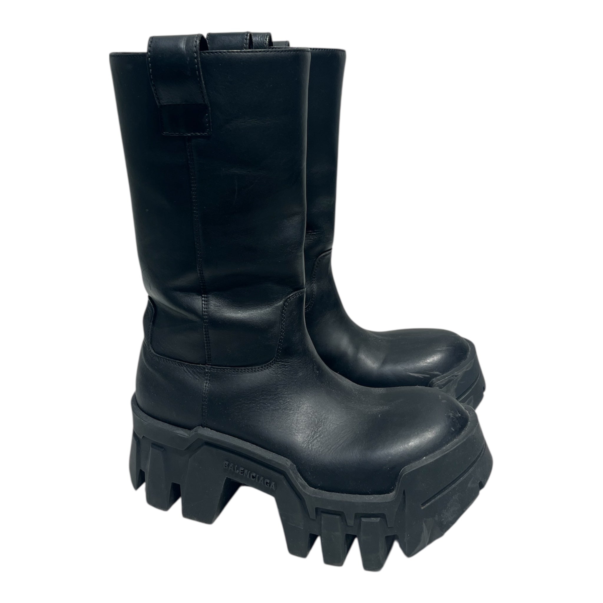 BALENCIAGA/Chelsea Boots/EU 37/Leather/BLK/Bulldozer view 1