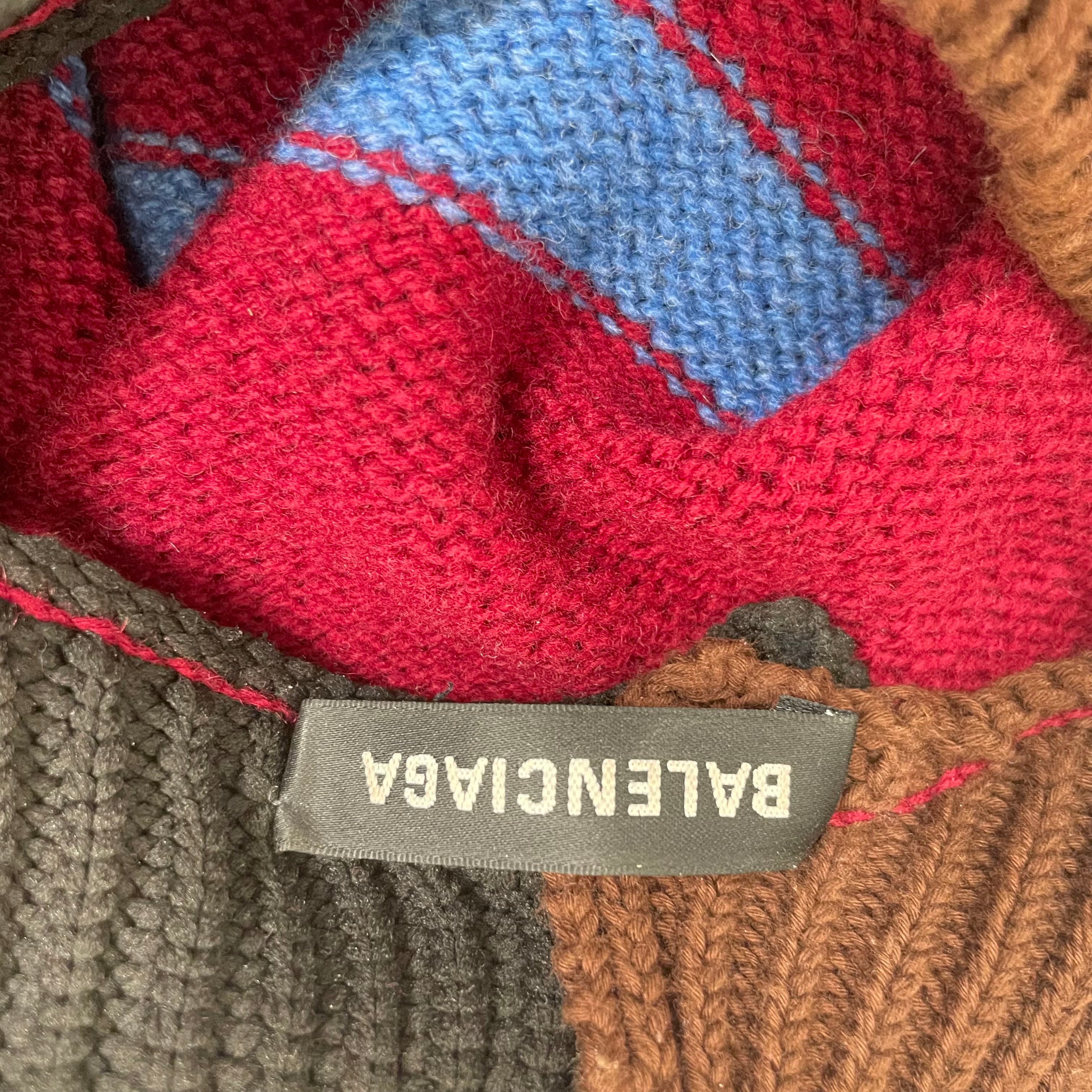 BALENCIAGA/Heavy Sweater/M/Stripe/Cotton/BRD/ view 3