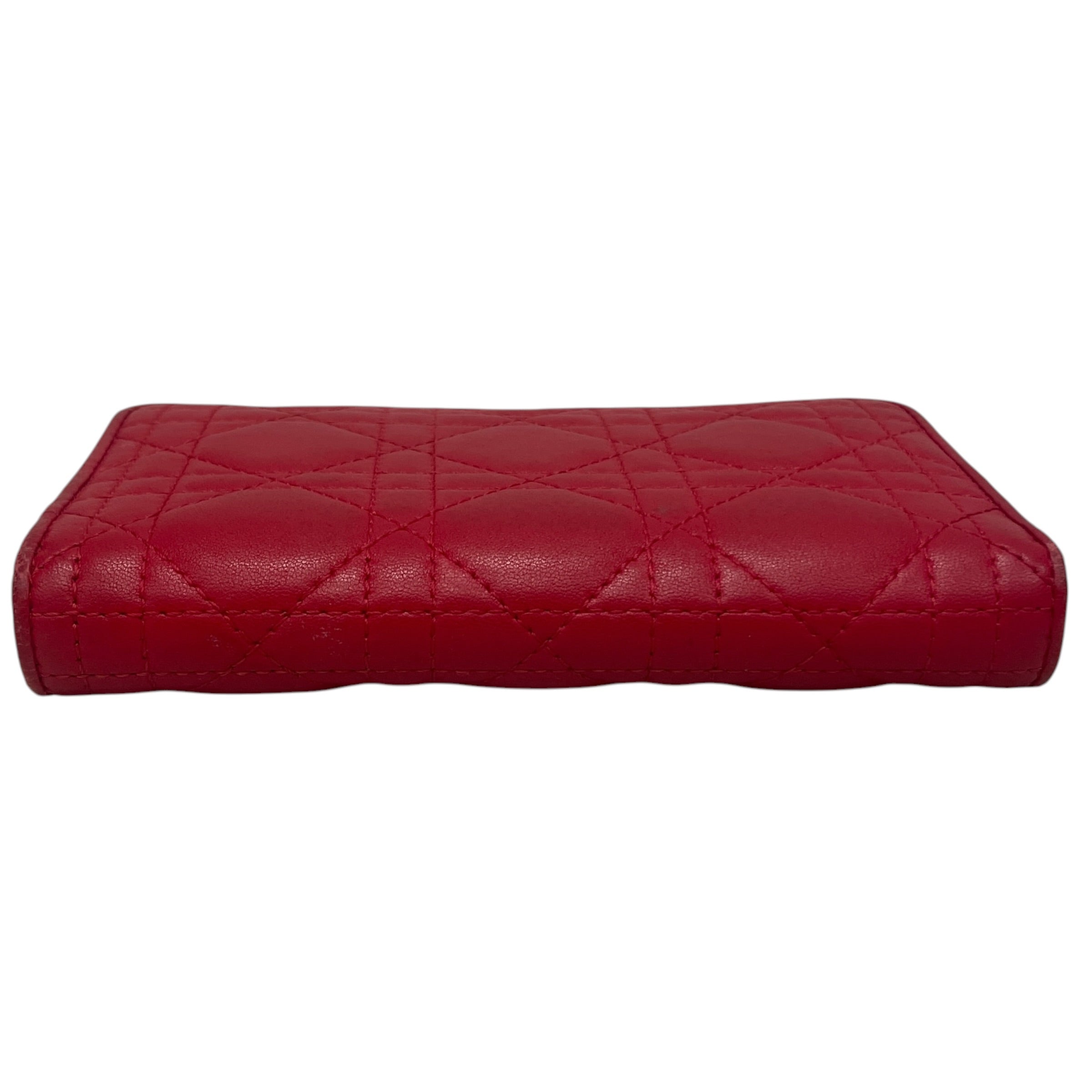 Christian Dior/Long Wallet/Leather/BLK/L's/CANNAGE CONTINENTAL view 3