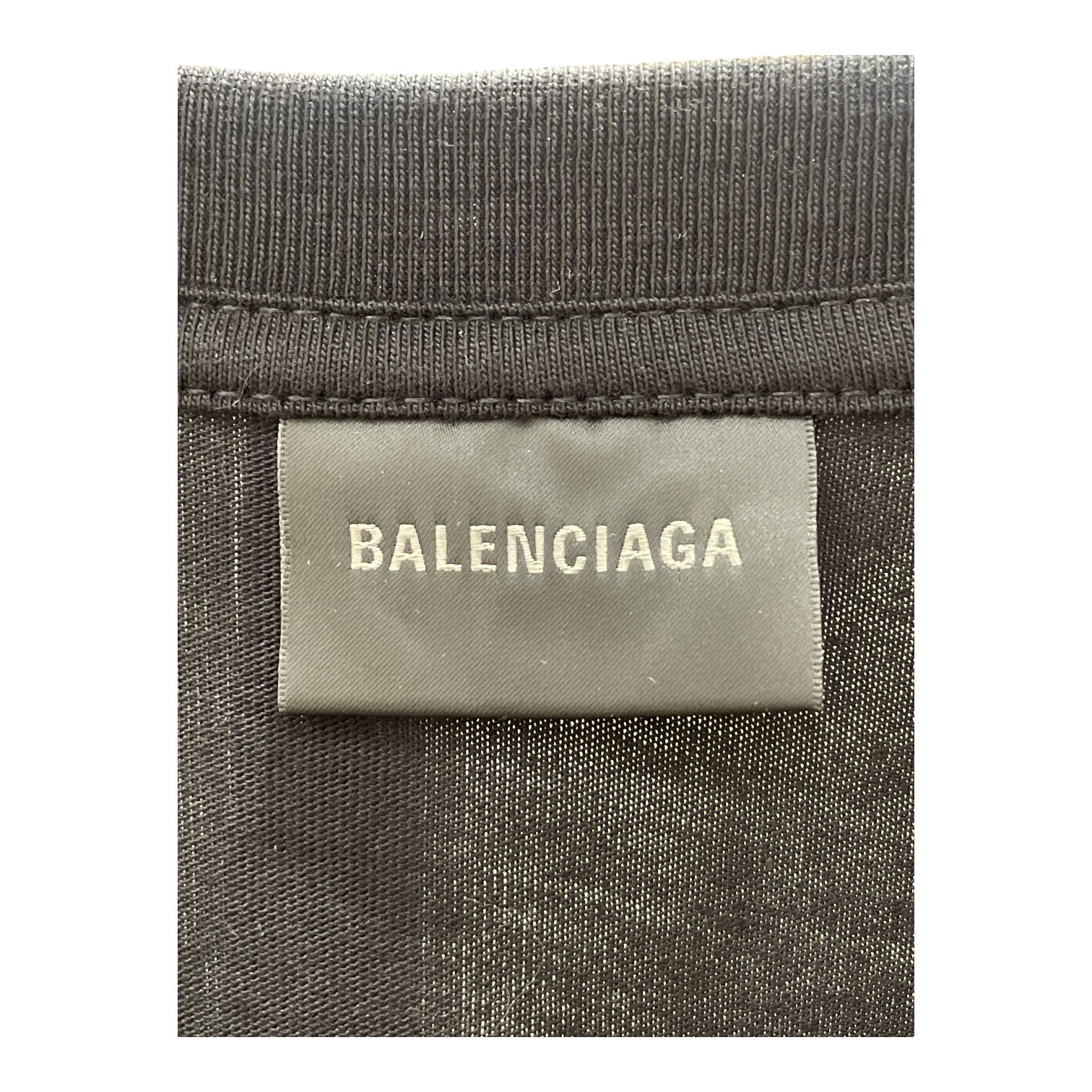 BALENCIAGA/T-Shirt/M/Cotton/BLK/Graphic/SMALL LOGO view 3