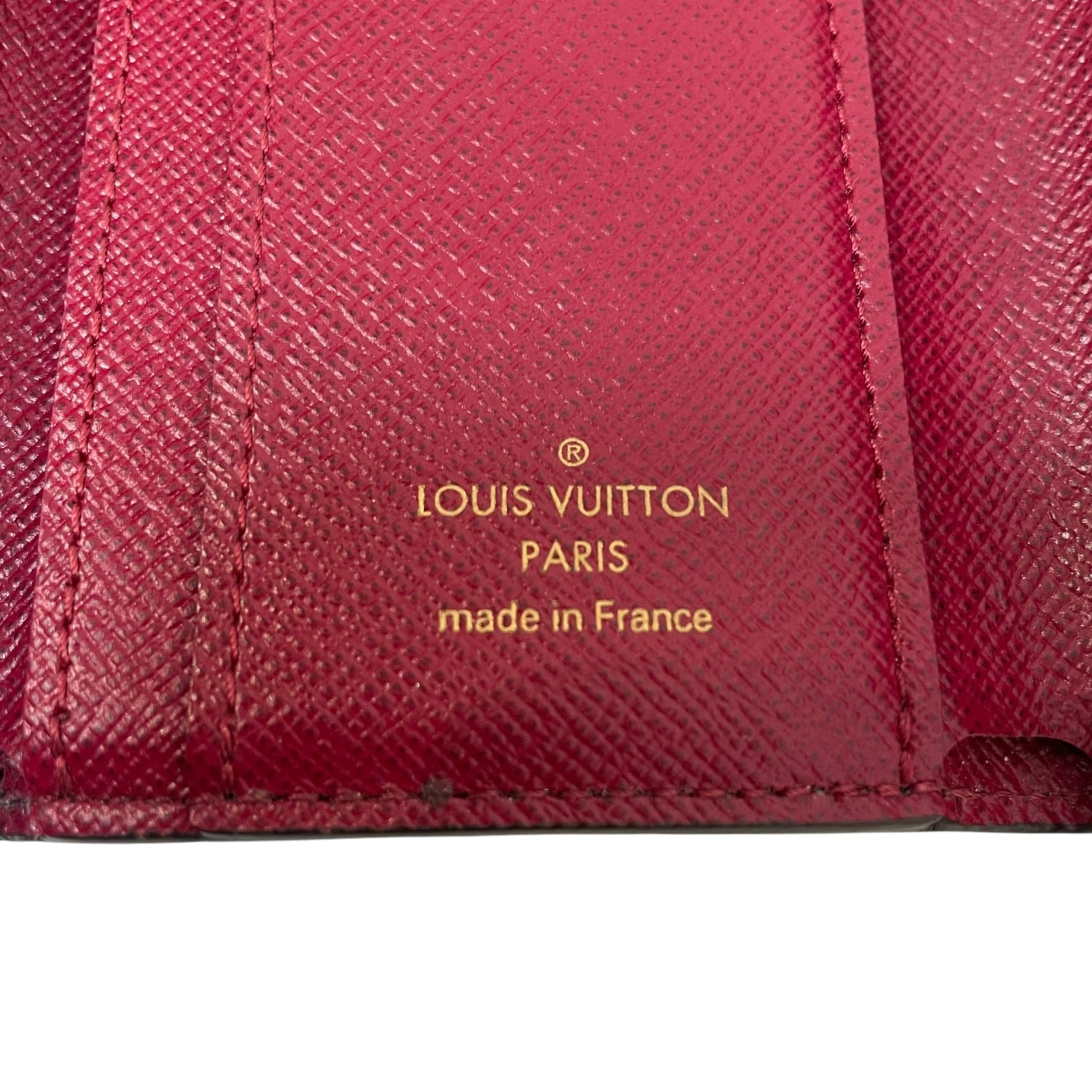 LOUIS VUITTON/Trifold Wallet/Monogram/Leather/RED/L's/Zoe Red Patent view 6