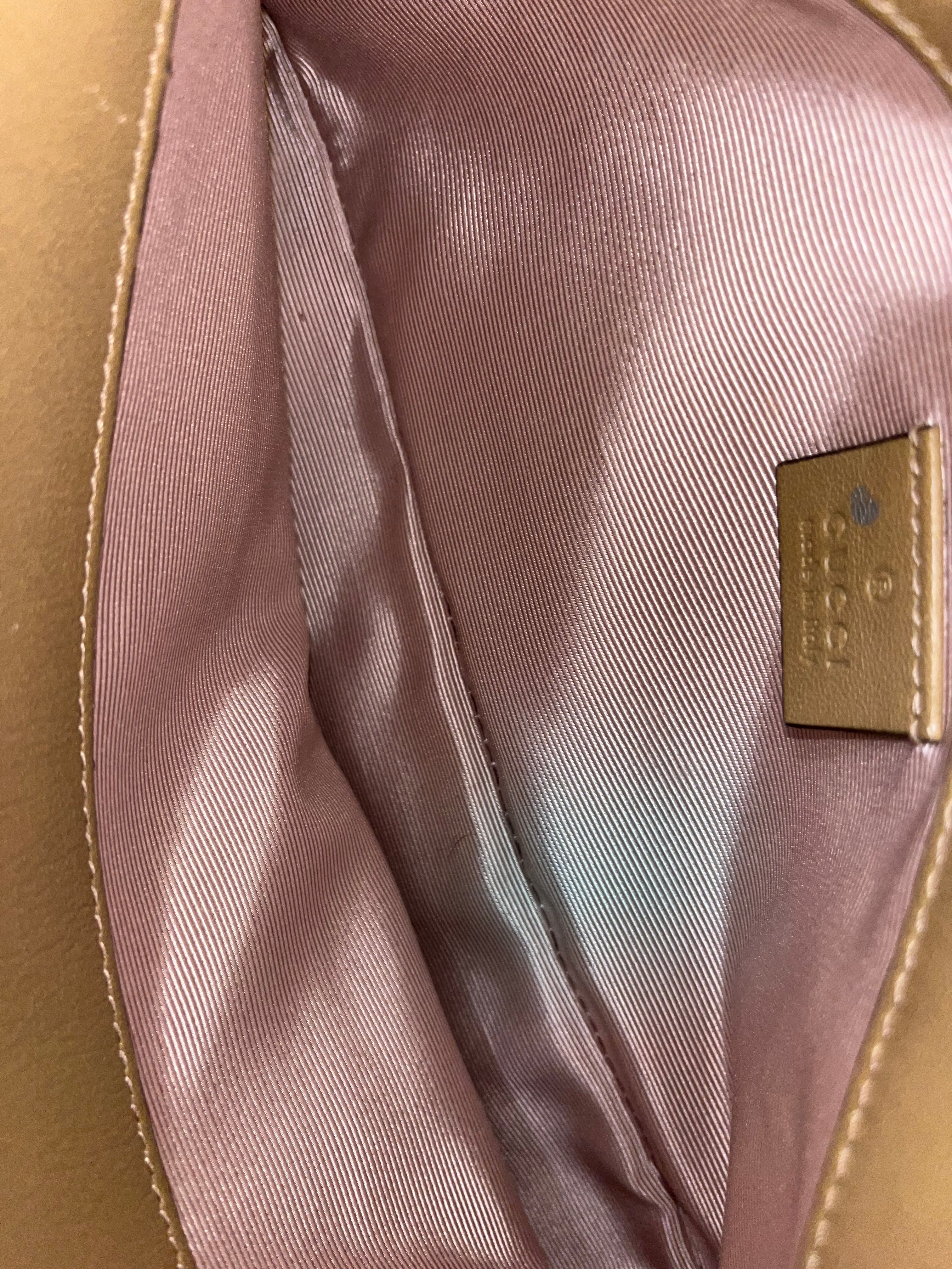 GUCCI/Cross Body Bag/Leather/BEG/631663520981 Linea MatisseTote view 4