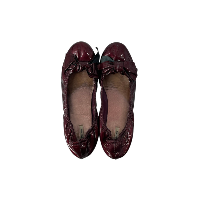 MIU MIU/Flat Shoes/EU 34/Cotton/BRD/MIU MIU SLIPPERS