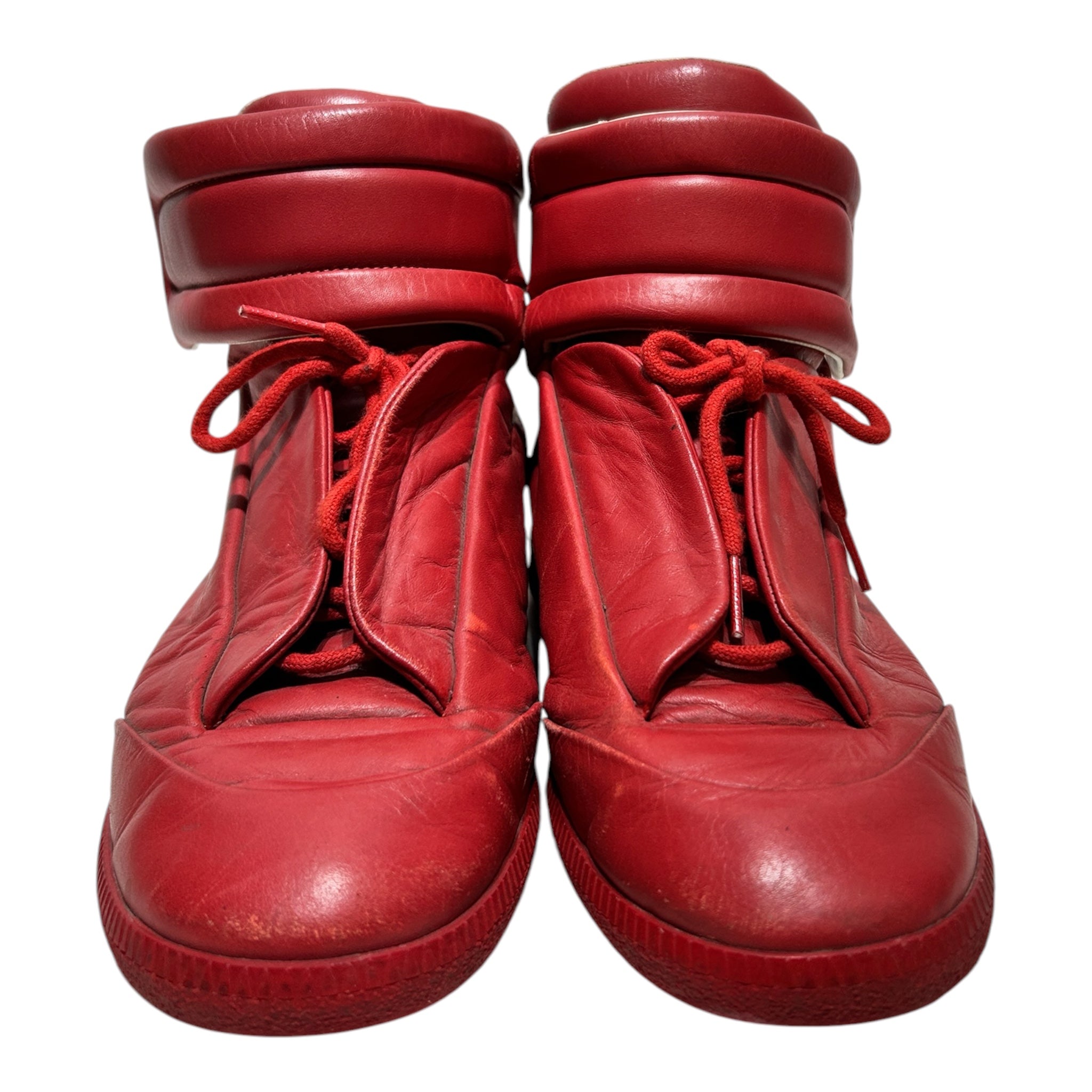 Martin Margiela/Hi-Sneakers/EU 41/Leather/RED/FUTURES view 4