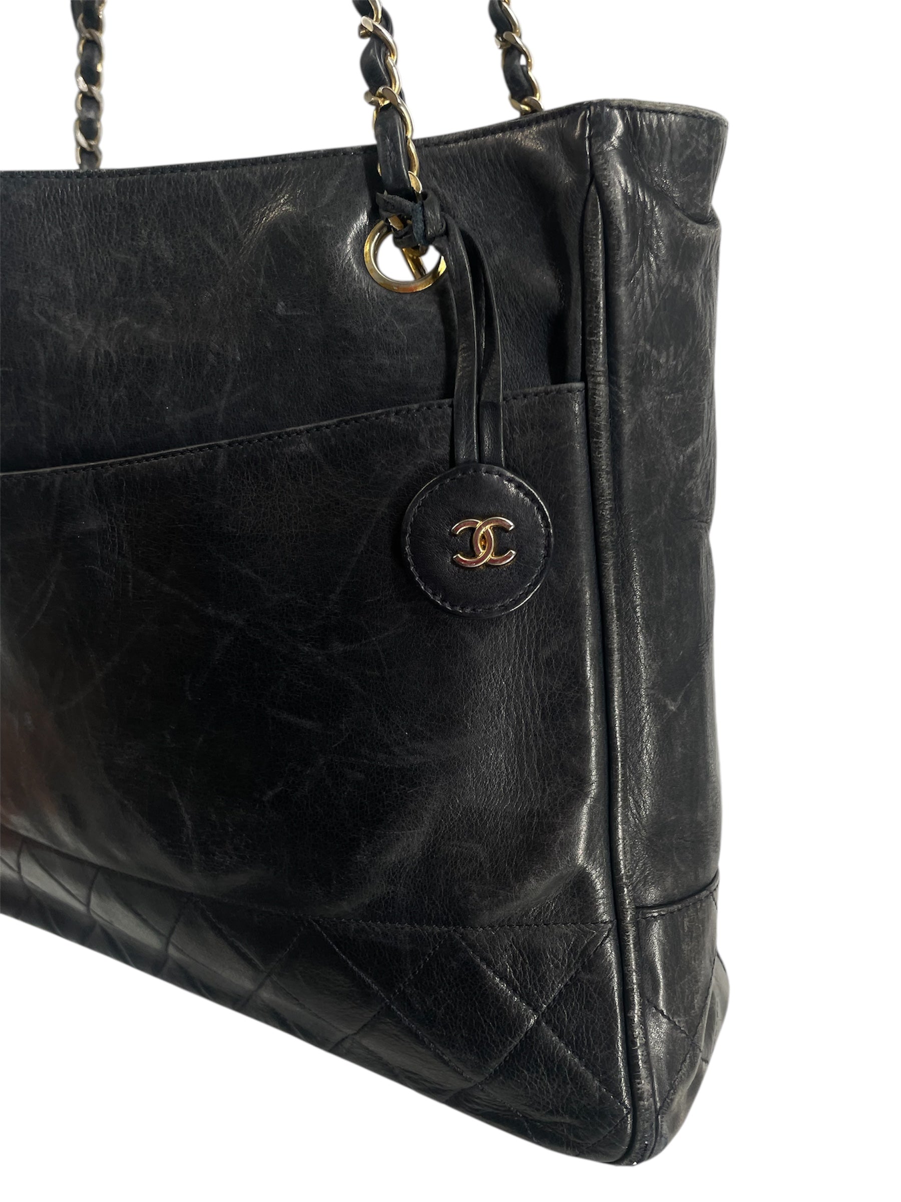 CHANEL/Bag/Leather/NVY/0837241 view 3