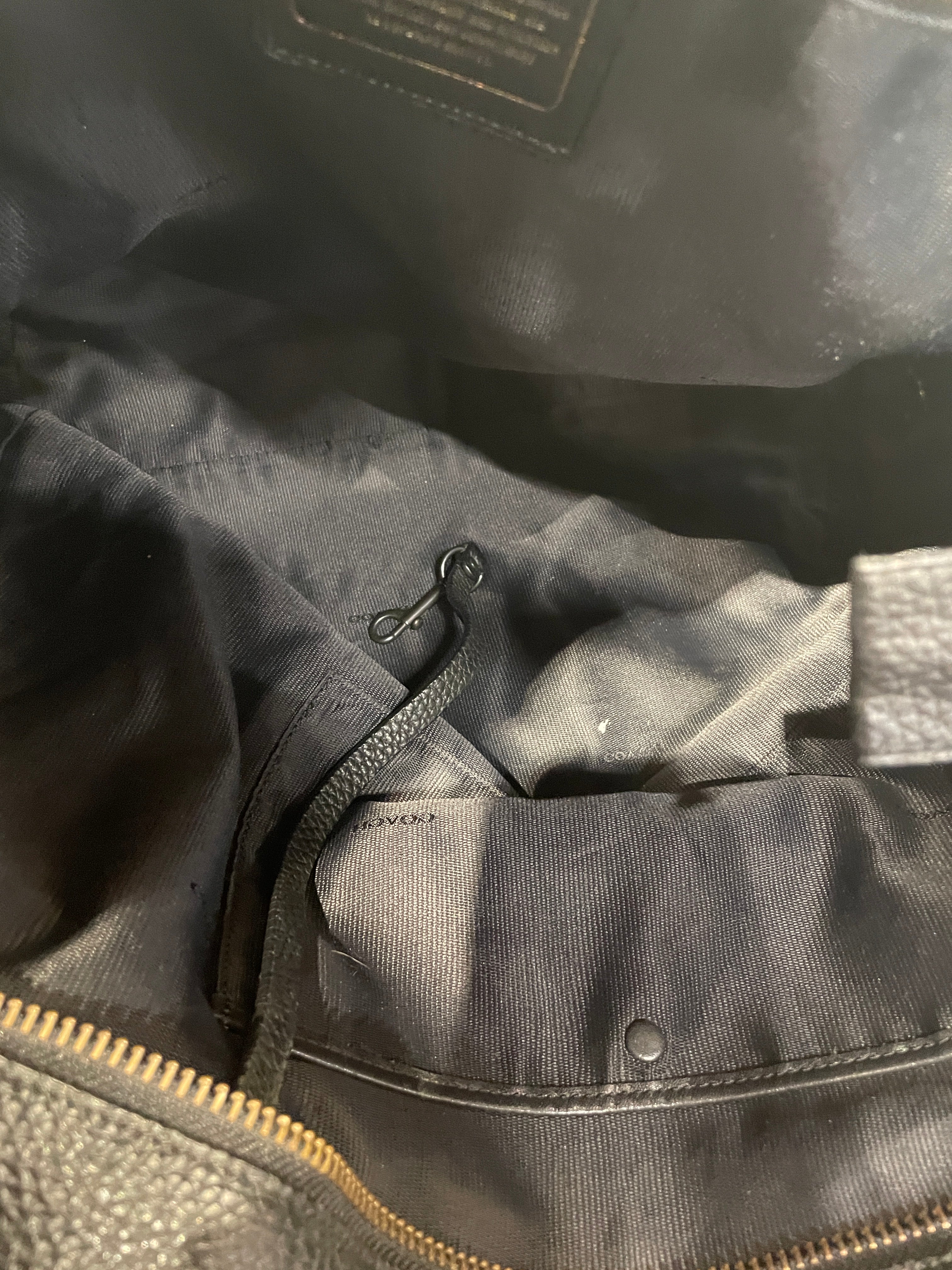 COACH/Tote Bag/Leather/BLK/ view 4