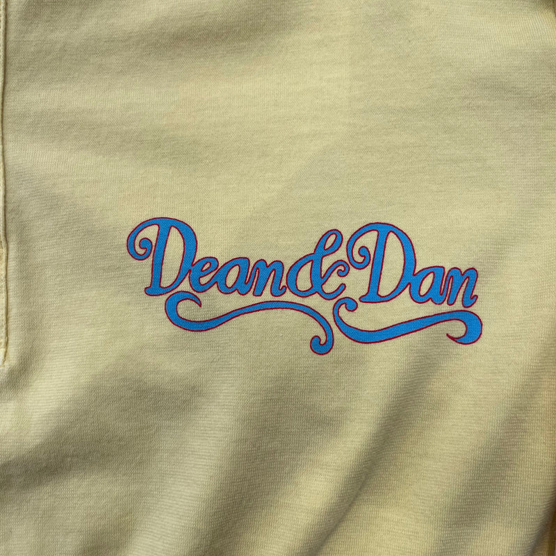 DSQUARED2/LS T-Shirt/XL/Cotton/YEL/TWINS LOGO LS POLO