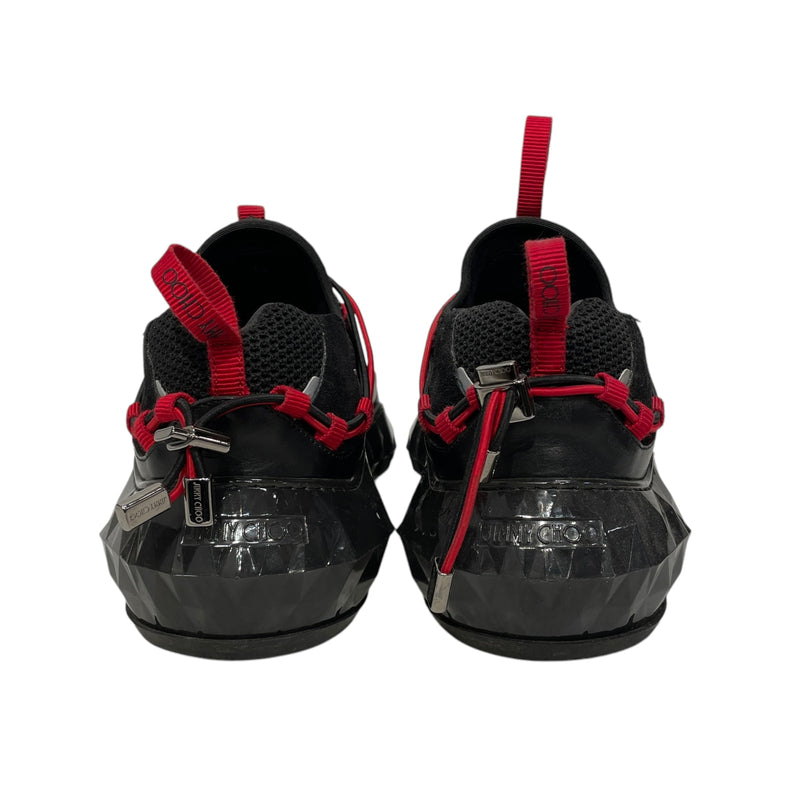 JIMMY CHOO/Low-Sneakers/EU 39/BLK/DIAMOND TRAIL RUNNER BLK/RED