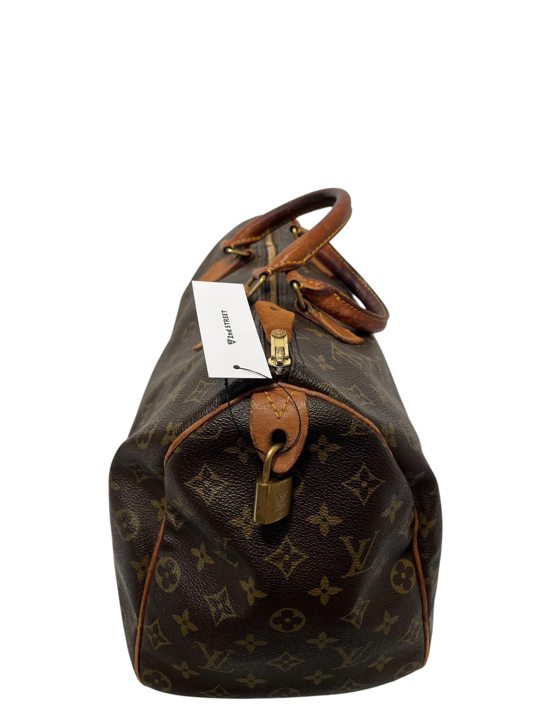 LOUIS VUITTON/Boston Bag/Monogram/Leather/BRW/speedy view 4