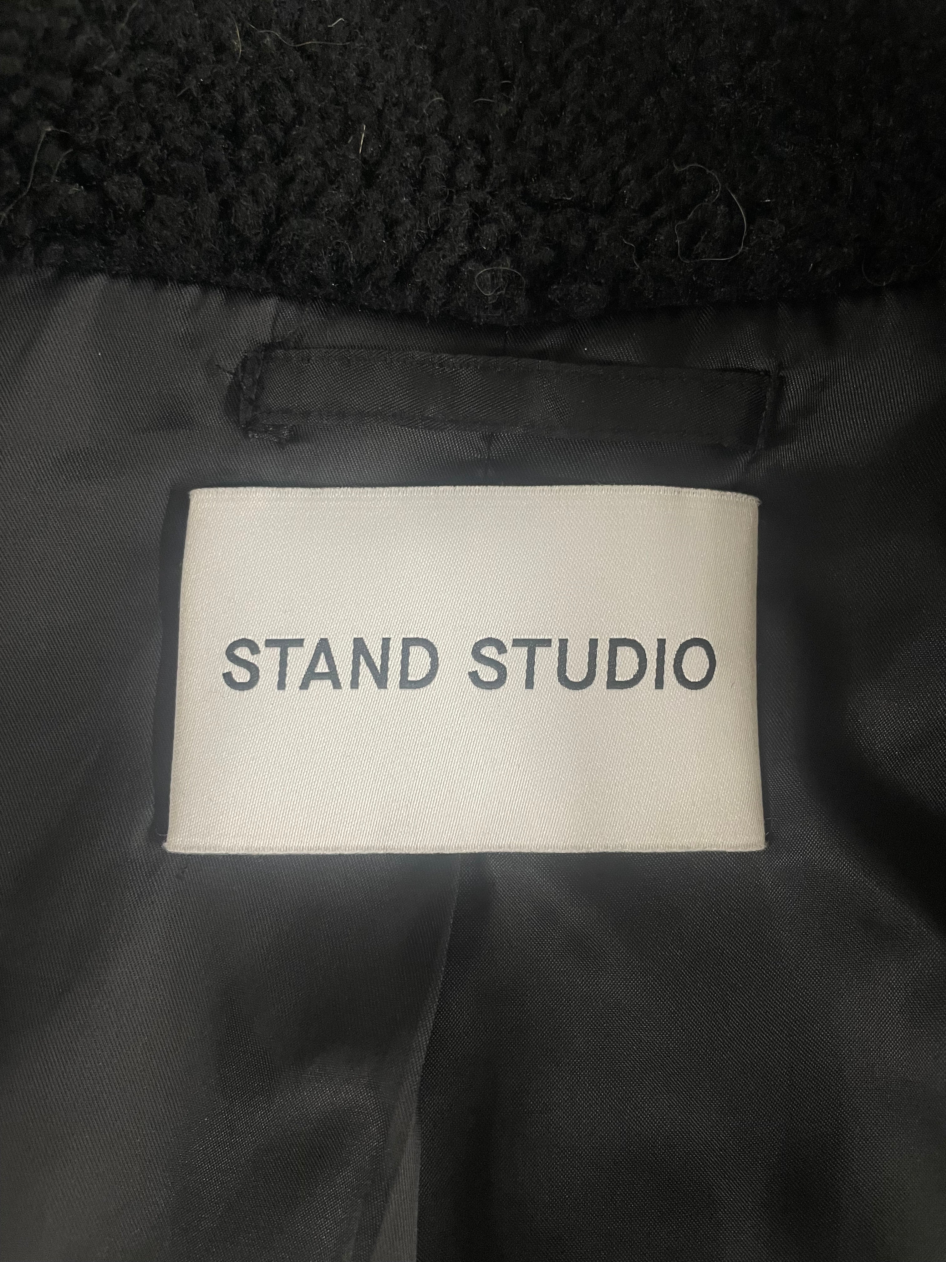 STAND STUDIO/Jacket/Fake Fur/BLK/PEACOAT view 3