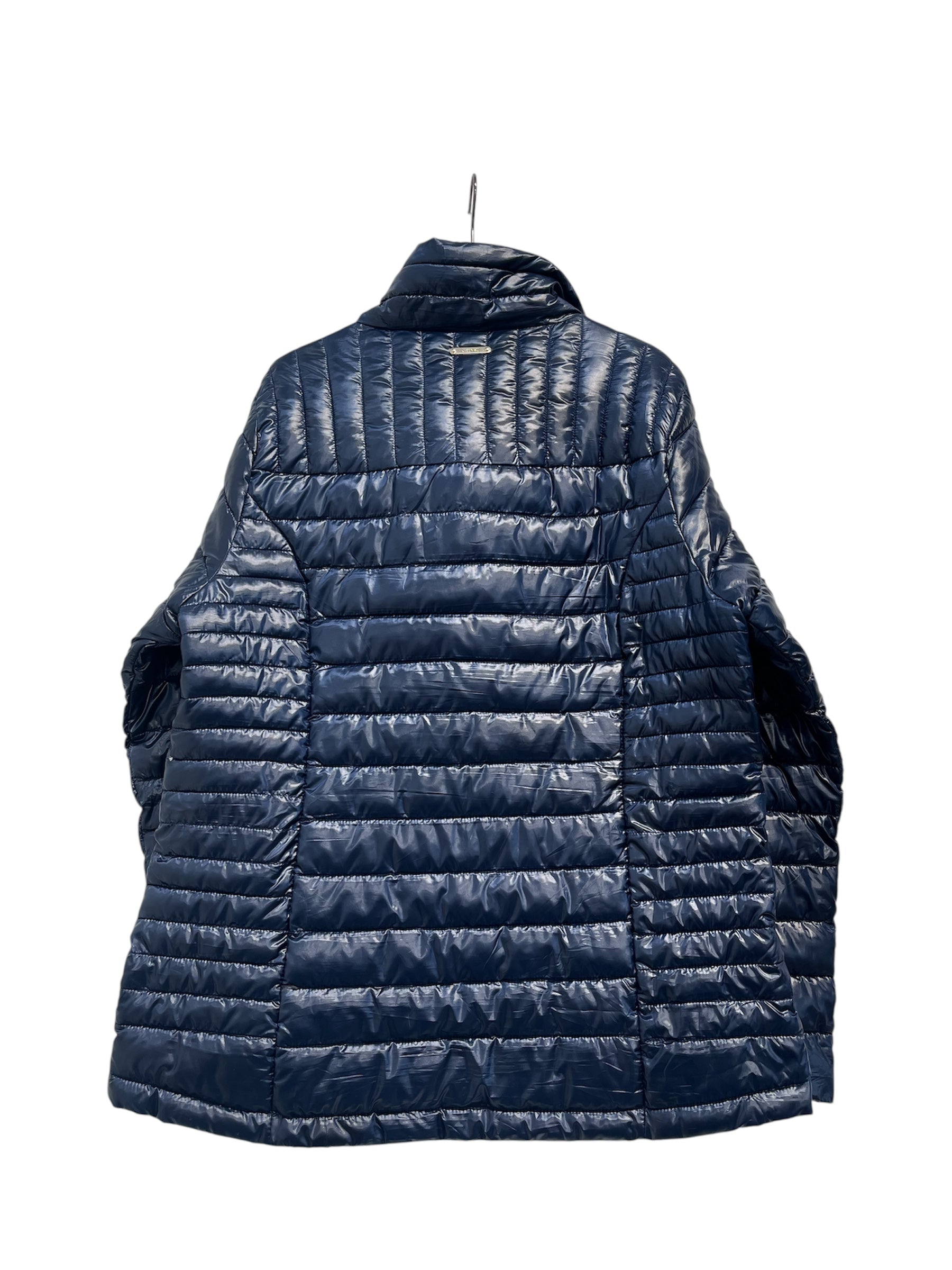 JASON WU/Puffer Jkt/M/Polyester/NVY/THINNER PUFFER FLORAL LINING view 2