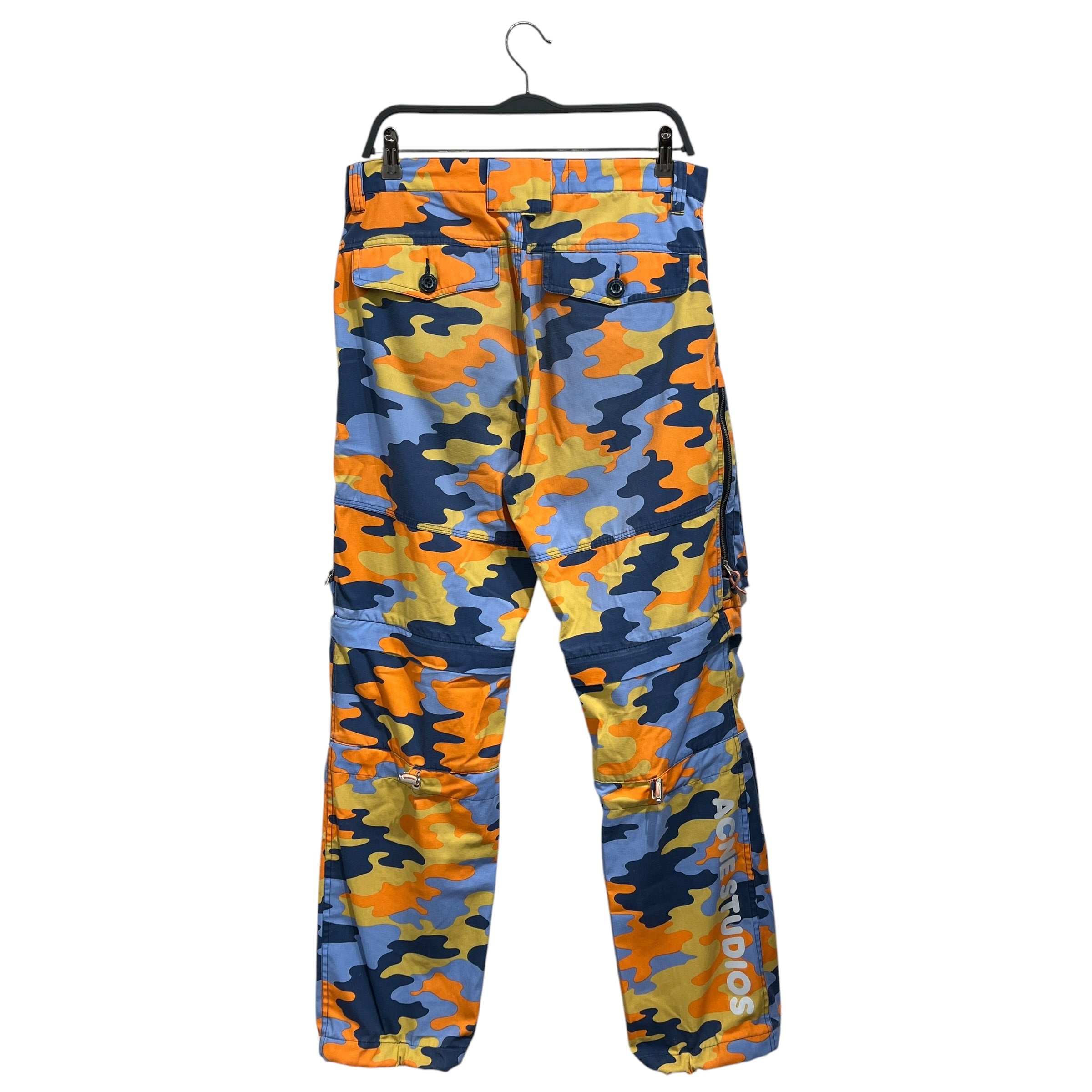 FJALL RAVEN/Acne Studios/Straight Pants/48/Cotton/BLU/Camouflage/ view 2