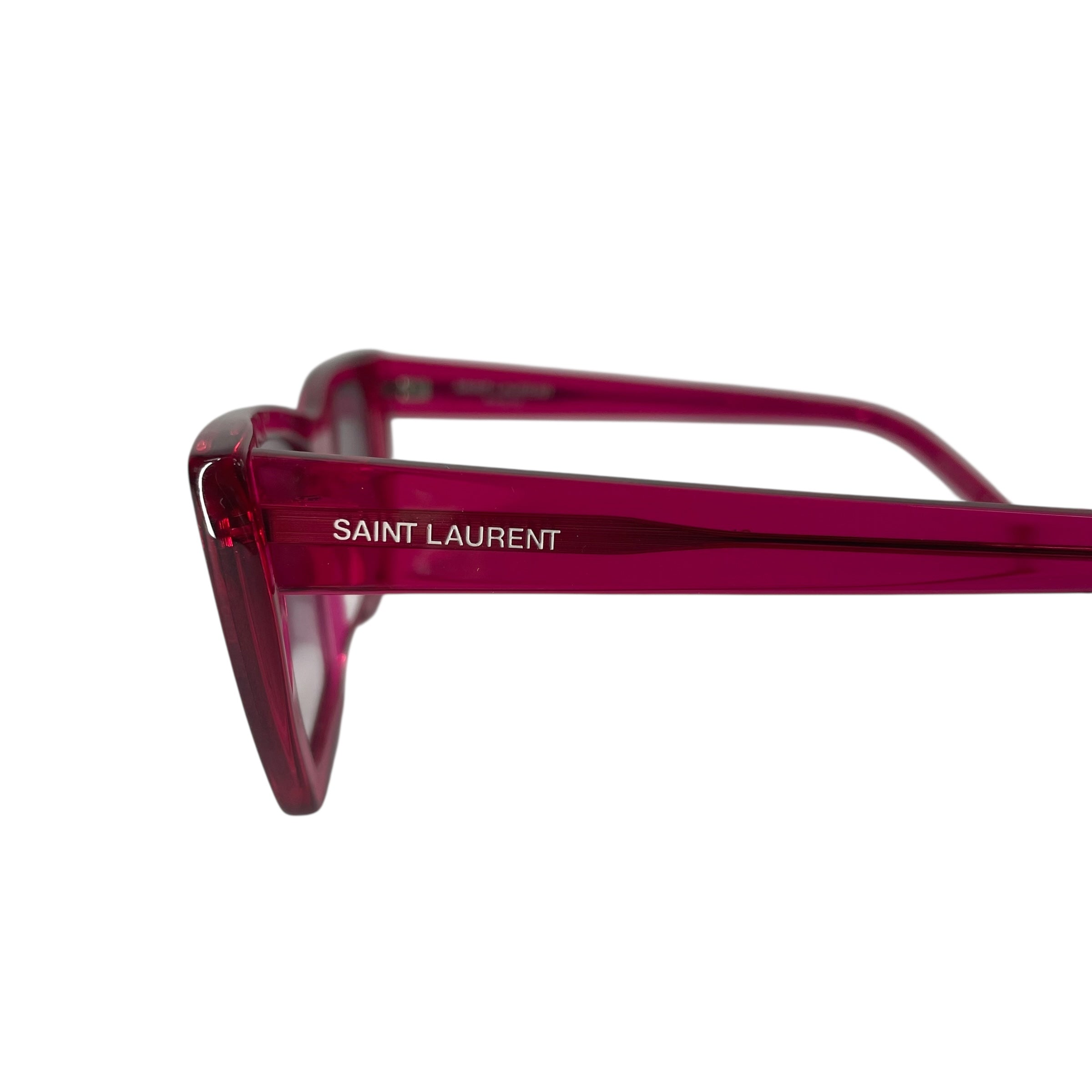 SAINT LAURENT/Sunglasses/Plastic/PNK/POINTY FRAMES view 4
