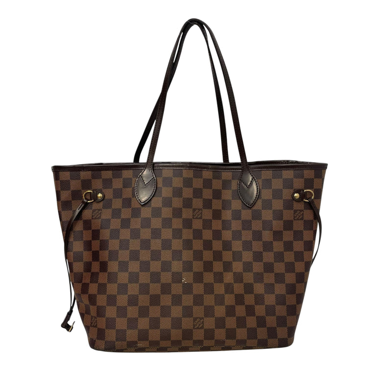 LOUIS VUITTON/Tote Bag/Monogram/Leather/BRW/Damier Ebene &