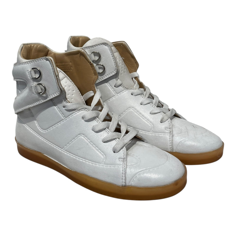 Maison Martin Margiela/H&M/Hi-Sneakers/US 8/Leather/WHT