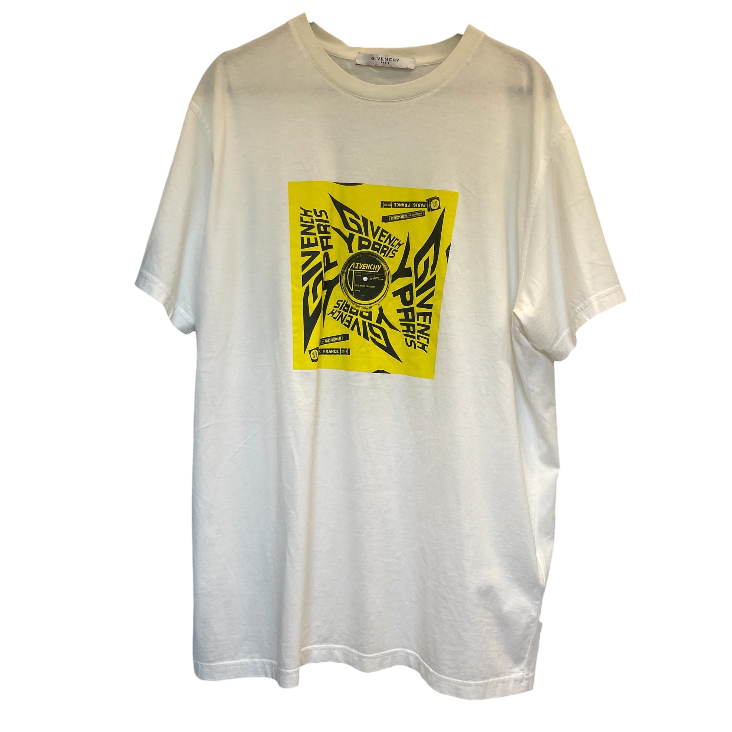 GIVENCHY/T-Shirt/M/Cotton/WHT/2019 record/sundial/solar view 1