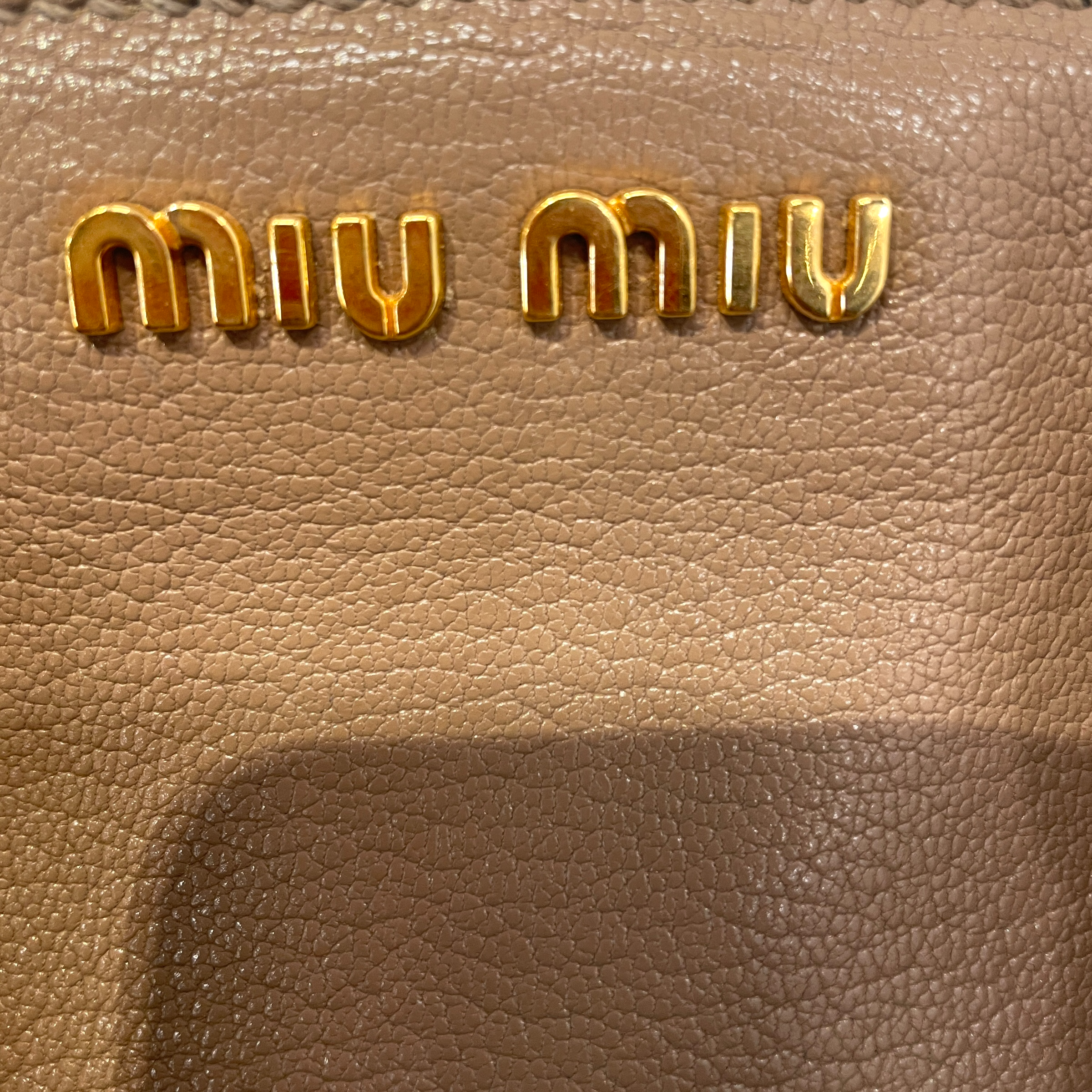 MIU MIU/Bag/Leather/BRW/Madras Bowler BAg view 3