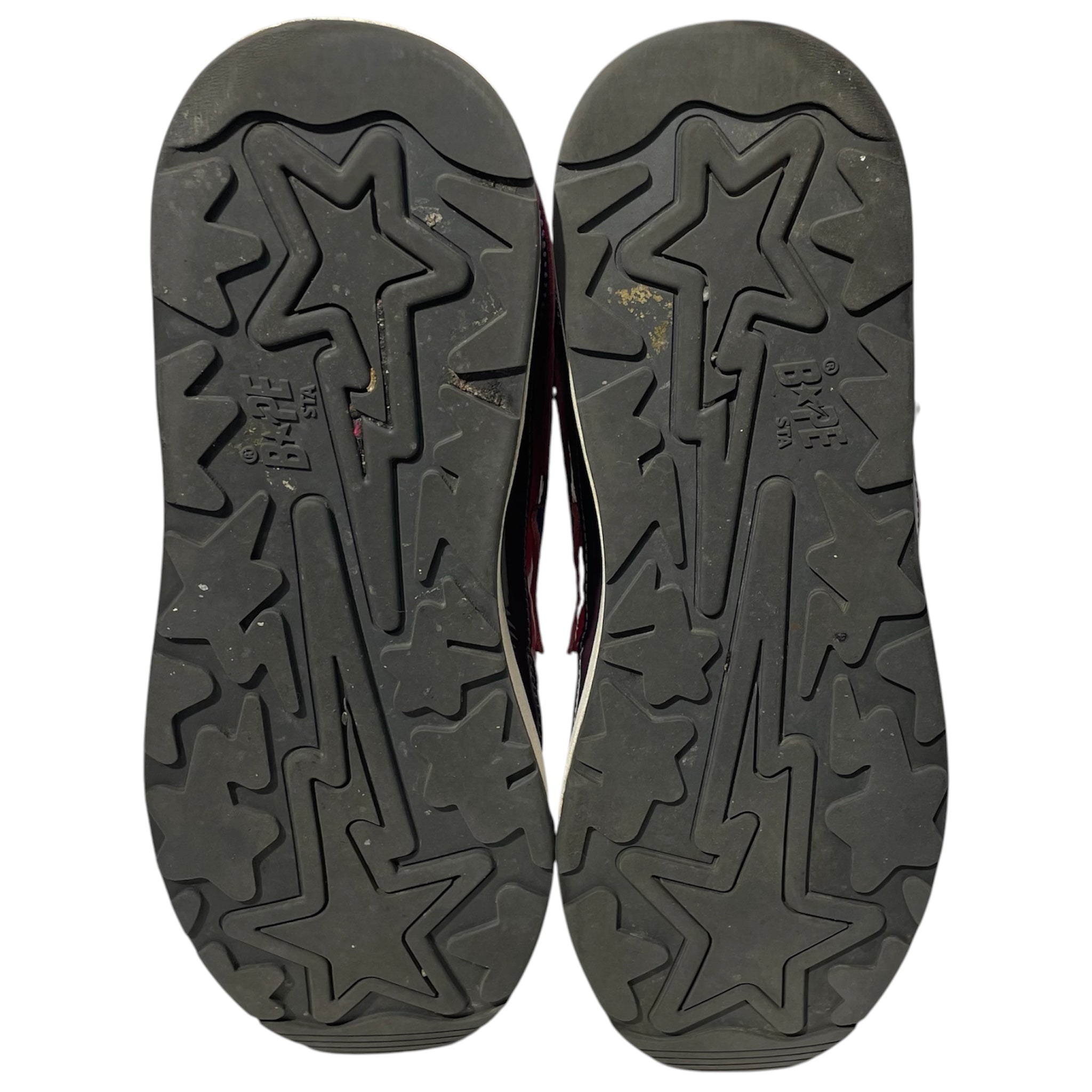 A BATHING APE/Low-Sneakers/US 11/Camouflage/Acrylic/PPL/ROADSTA patent purple view 4