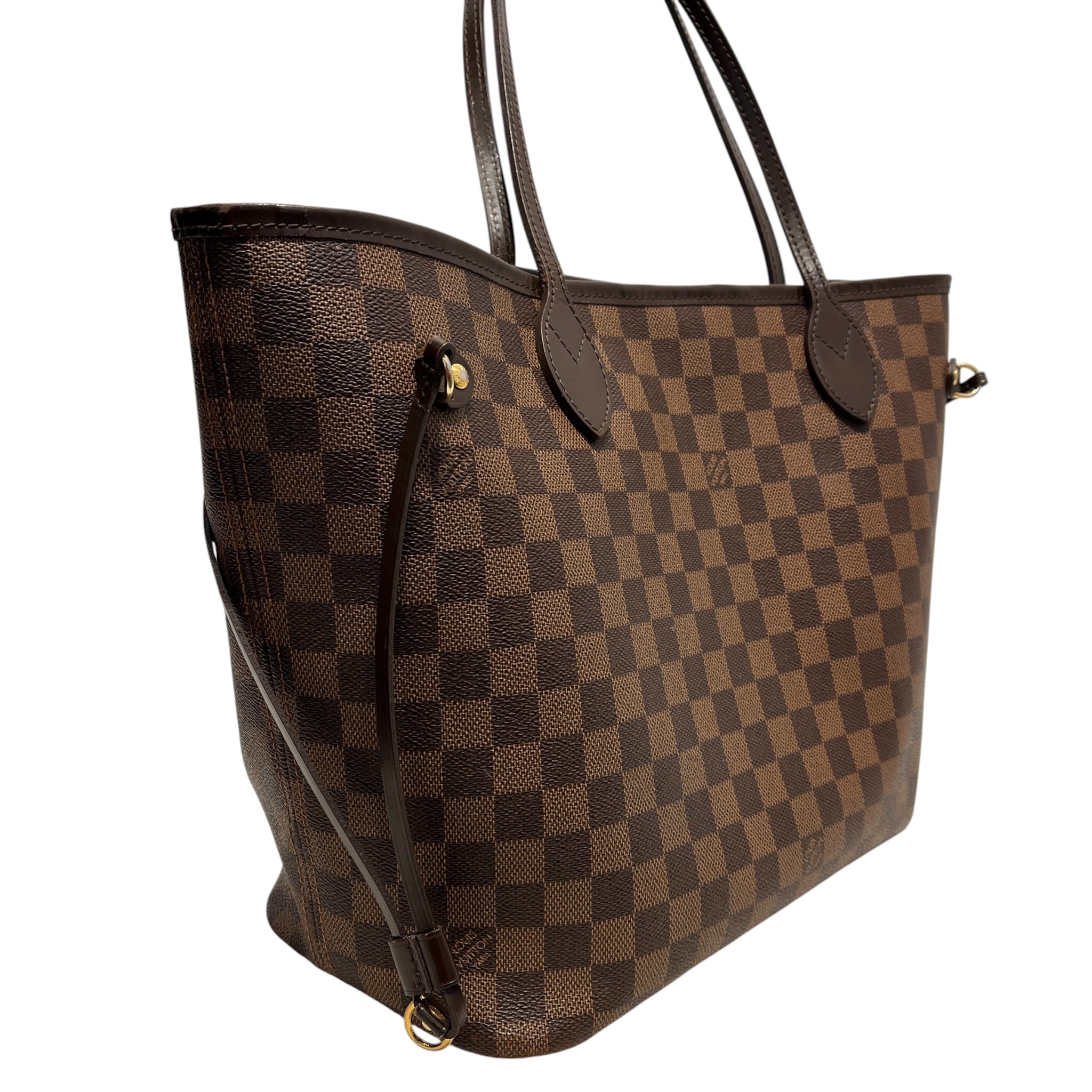 LOUIS VUITTON/Tote Bag/Monogram/Leather/BRW/Neverfull MM Damier Ebene Tote view 16