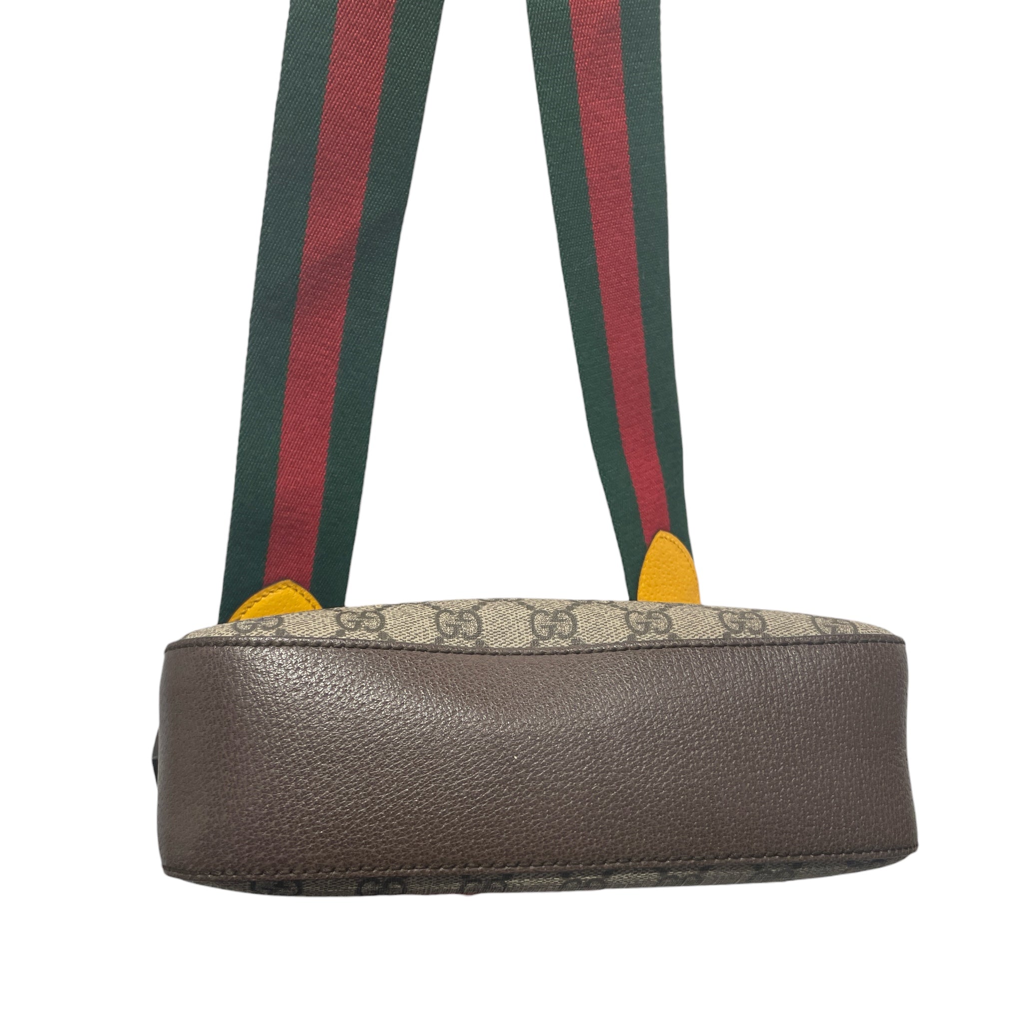 GUCCI/Cross Body Bag/Monogram/Leather/BRW/GC Supreme Neo Vintage view 3
