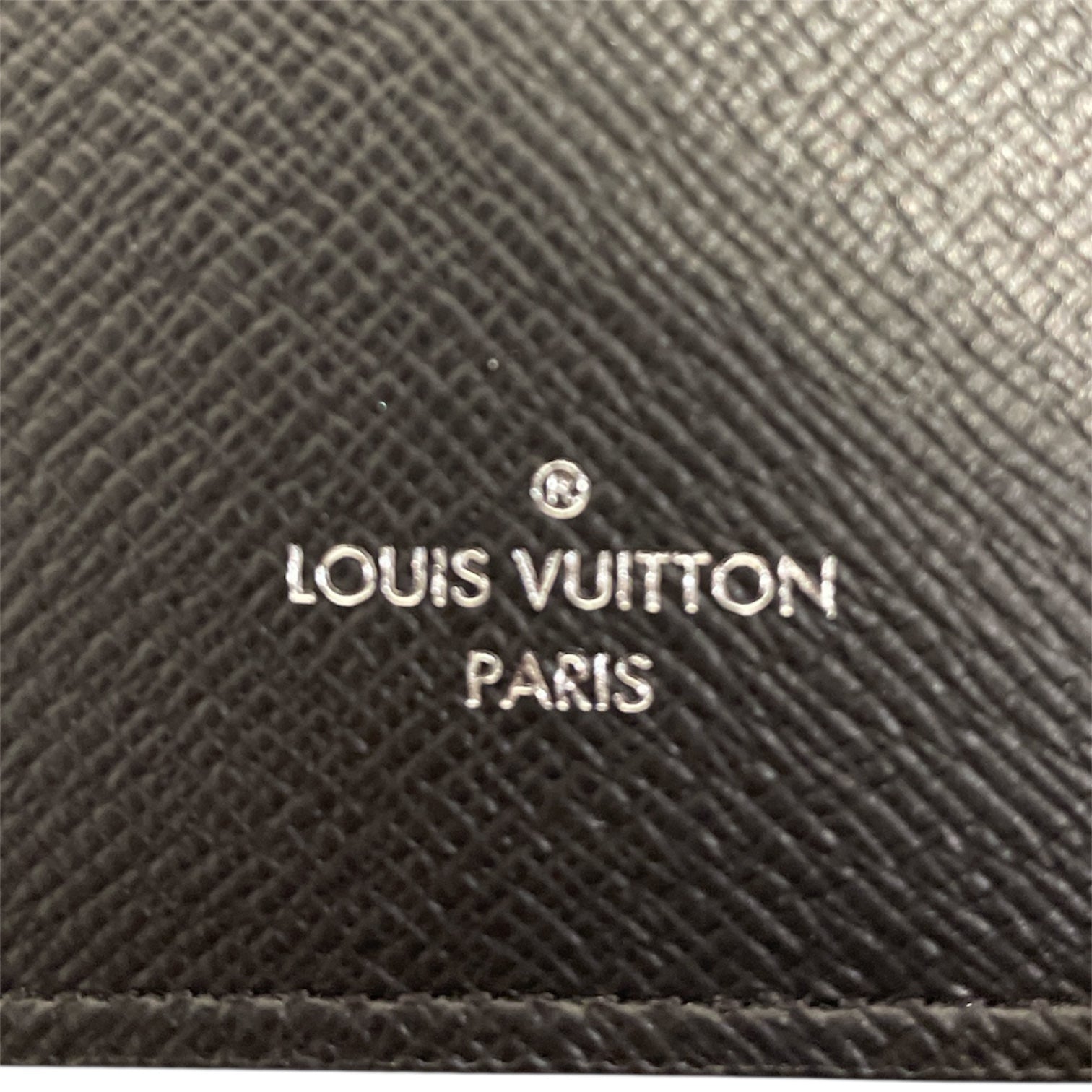 LOUIS VUITTON/Bifold Wallet/Leather/BLK/bifold view 3