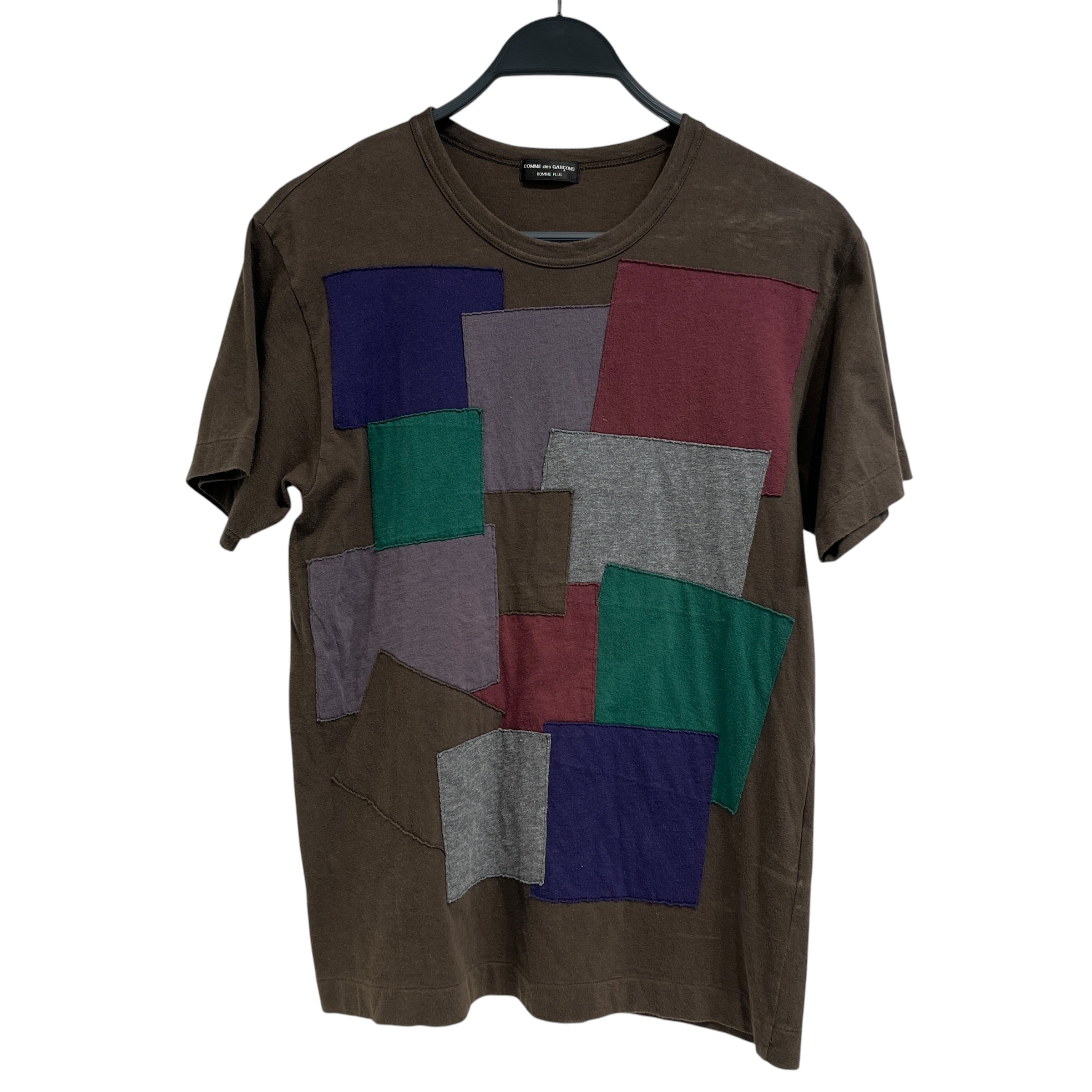COMME des GARCONS HOMME PLUS/T-Shirt/Cotton/BRW/1999 Patchwork Shirt view 1