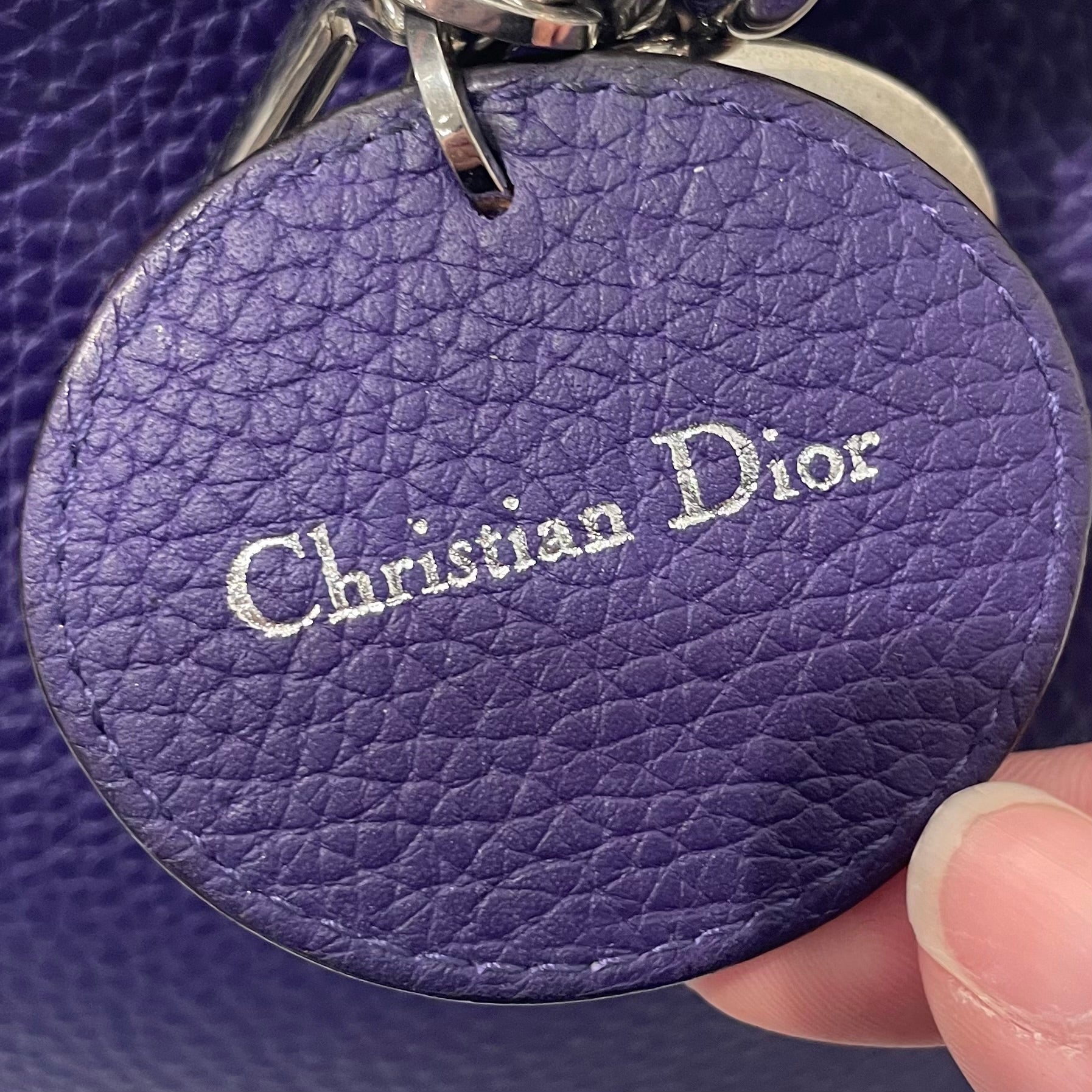 Christian Dior/Tote Bag/Monogram/Leather/PPL/PEBBLED DIORISSIMO view 4