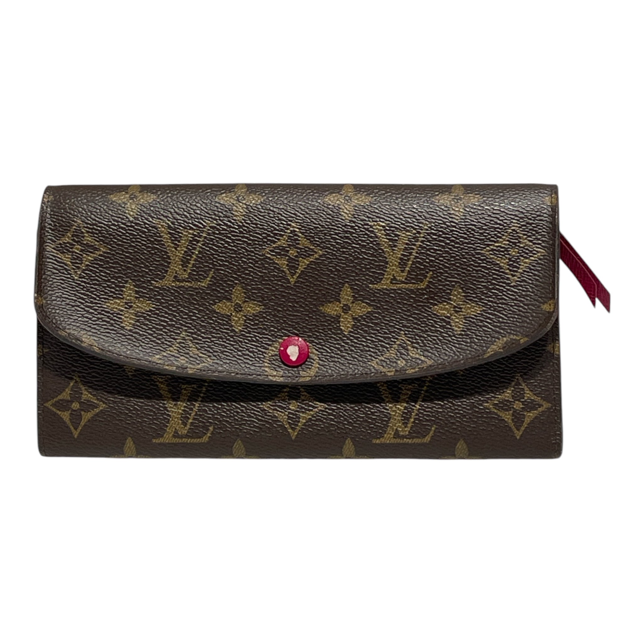 LOUIS VUITTON/Bifold Wallet/Monogram/Leather/BRW/L's/emilie /LONG/WALLET view 1