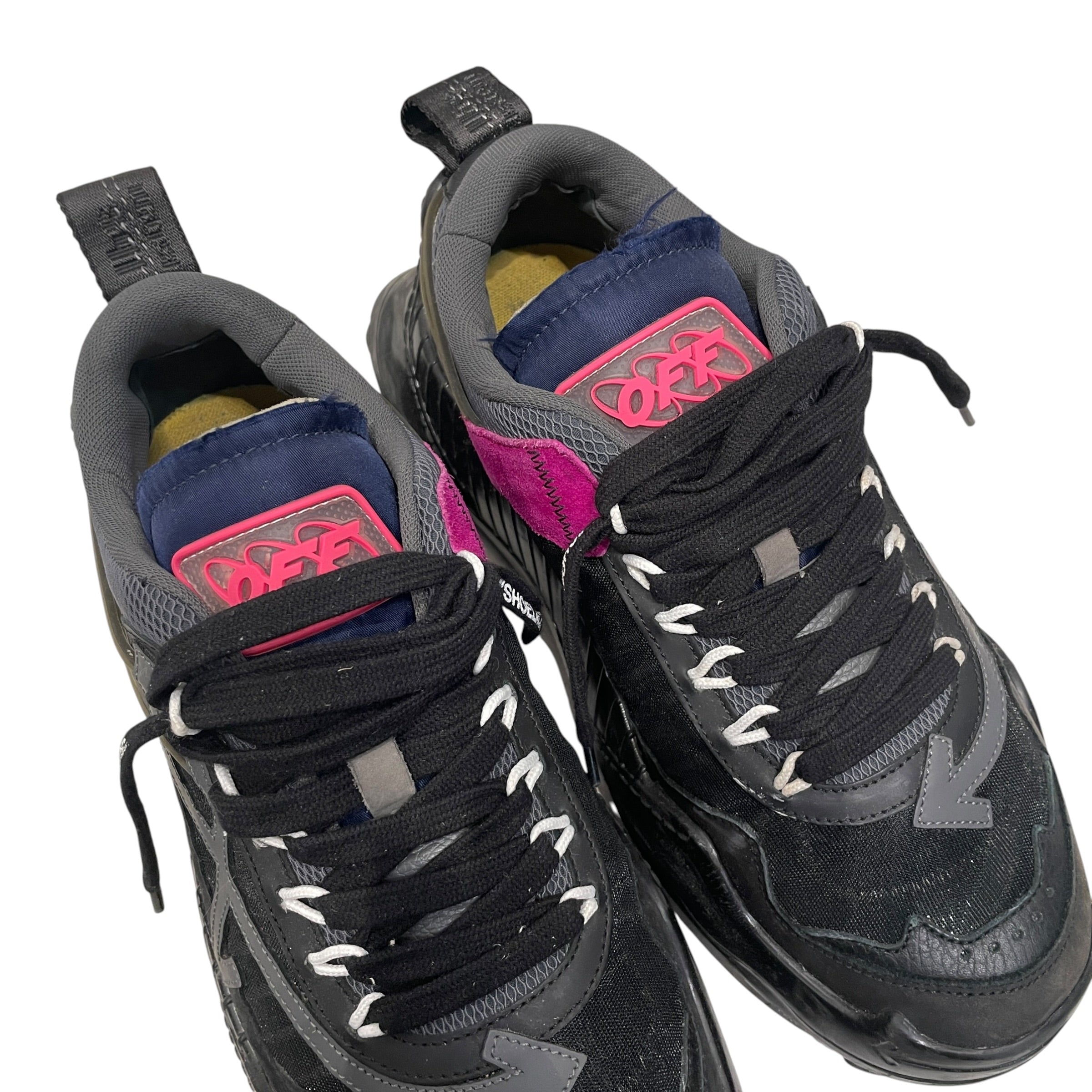 OFF-WHITE/Low-Sneakers/EU 42/Polyester/BLK/SPIKE SOLE SNEAKER view 4