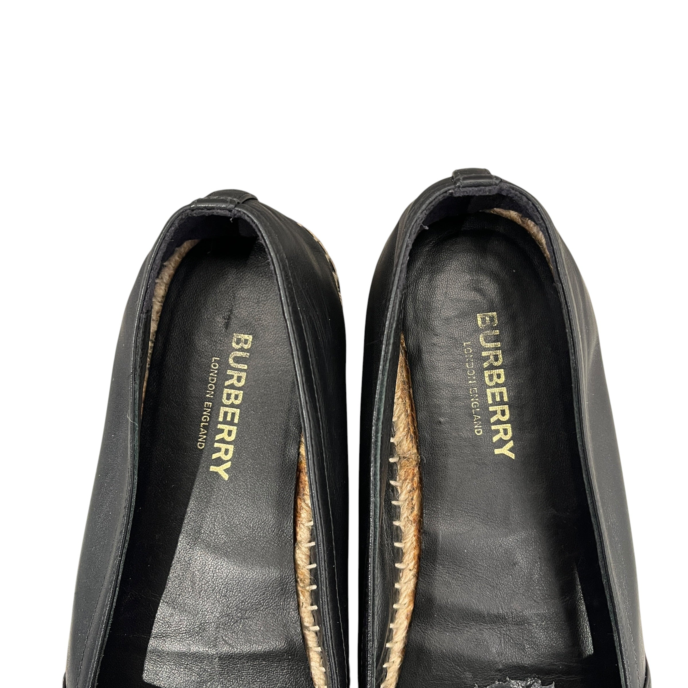 BURBERRY LONDON/Espadrilles/US 8/BLK/TB MONOGRAM view 4