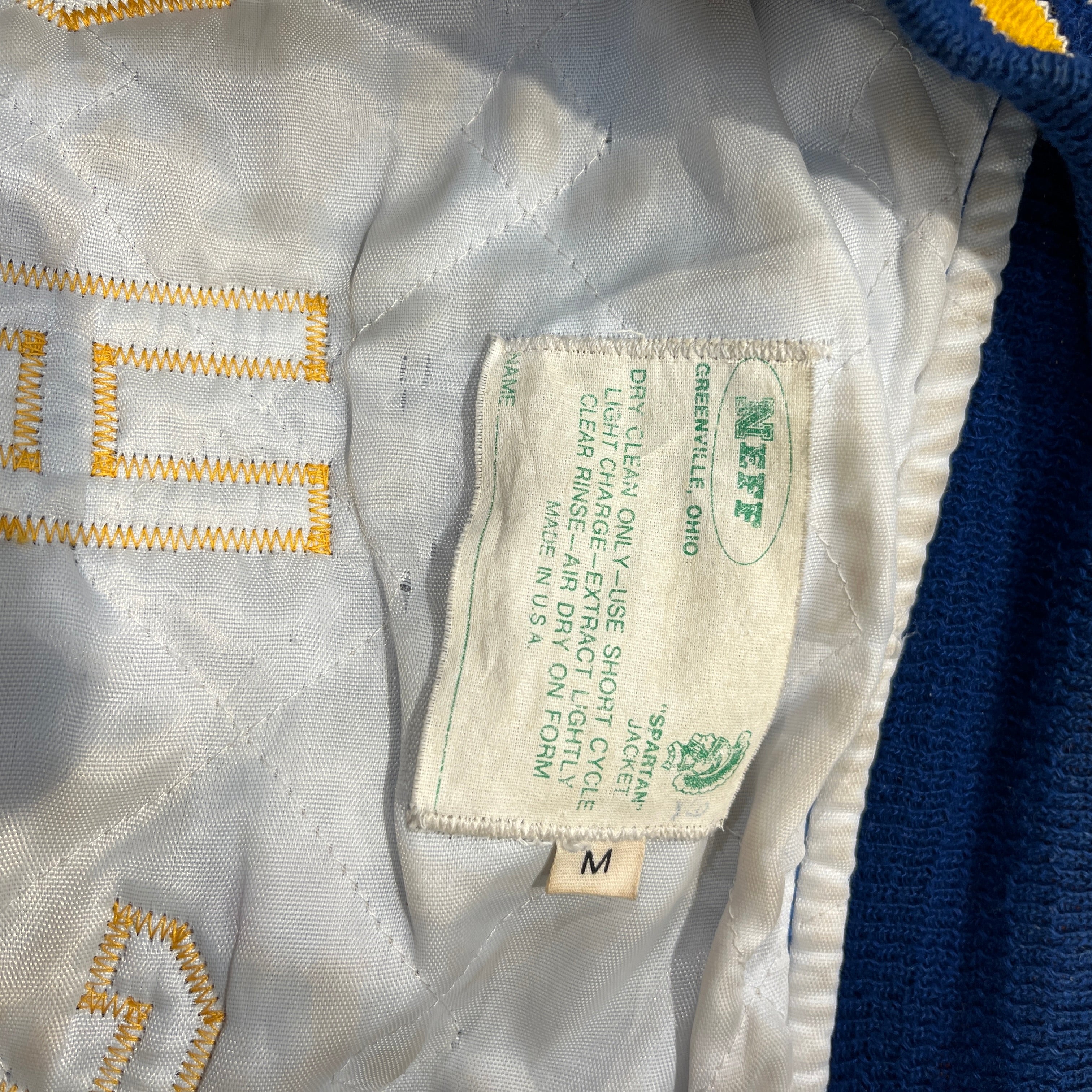 Vintage/Souvenir Jkt/M/Wool/NVY/STATE CHAMPIONS 1985 view 3