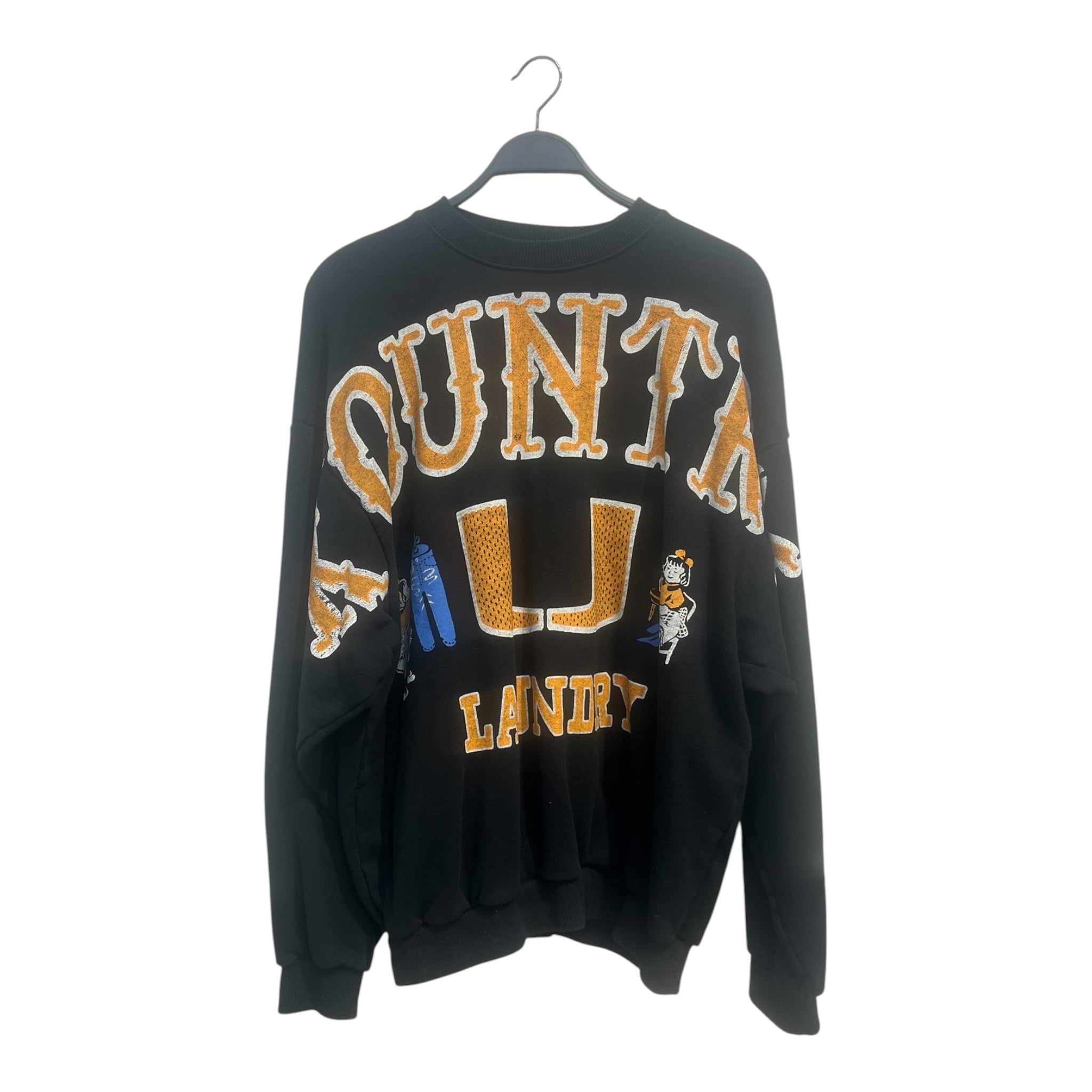 KAPITAL/Sweatshirt/Cotton/BLK/kountry kitchen graphic view 1