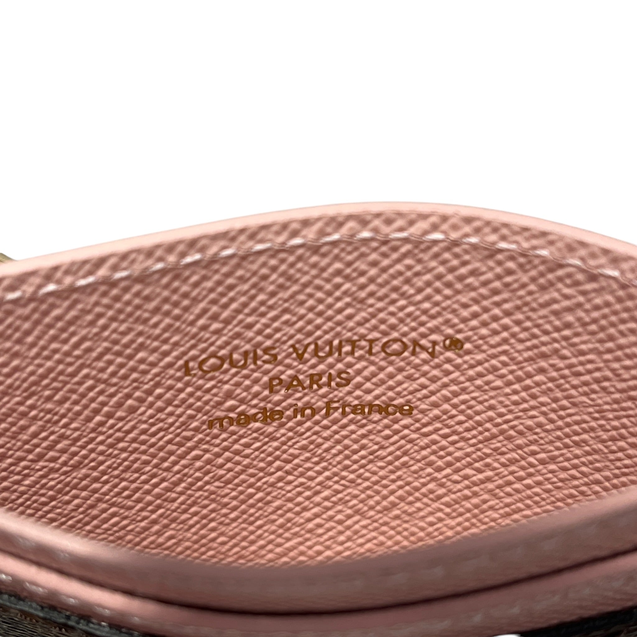 LOUIS VUITTON/Coin Wallet/Monogram/Leather/BRW/L's/MONOGRAM CARDHOLDER/CHARMS/PNK view 4