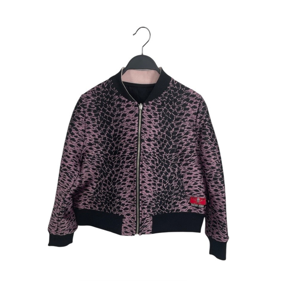 UNDERCOVER/Jacket/3/Animal Pattern/Polyester/PPL/SNAKESKIN PPL/BLK BOMBER view 1