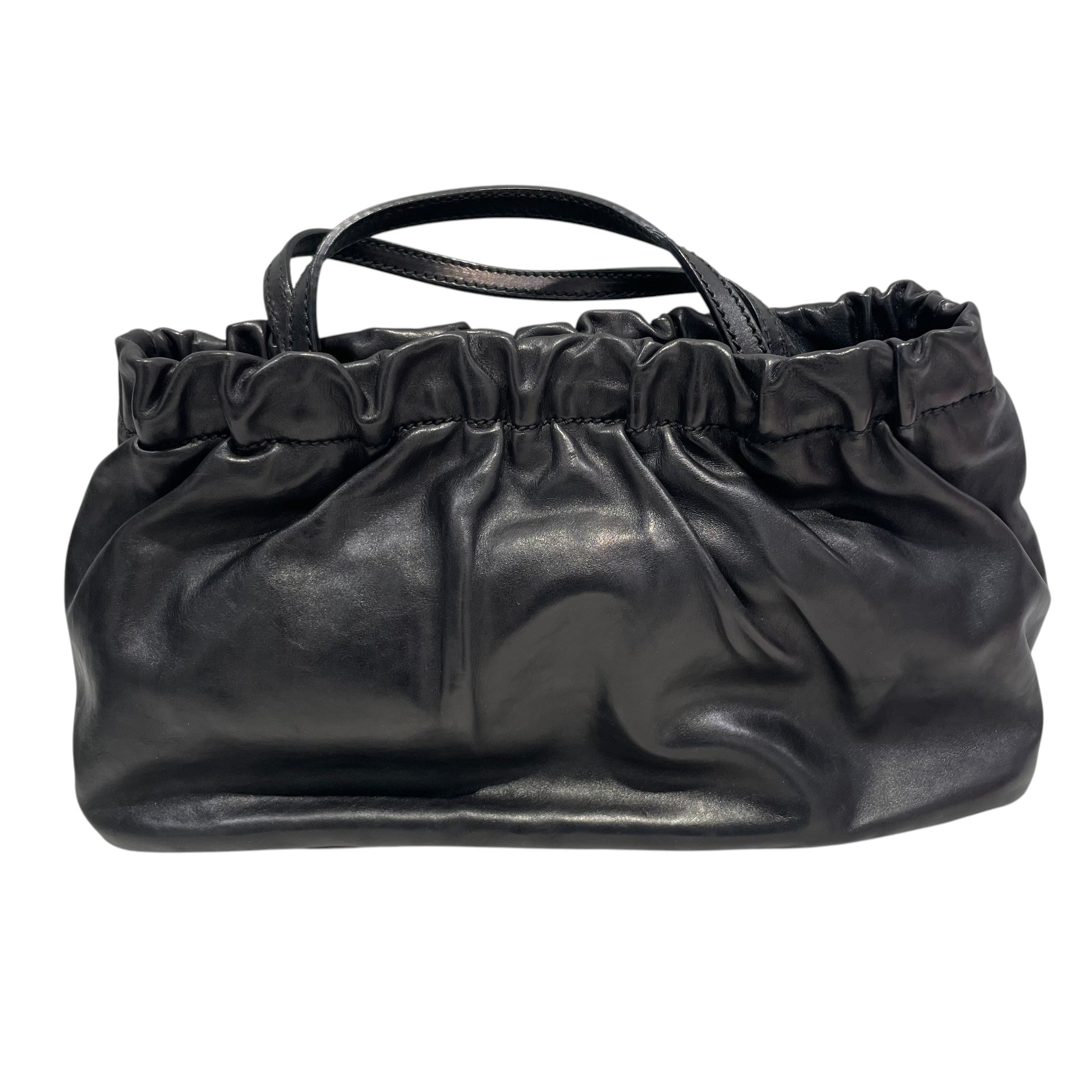 GUCCI/Hand Bag/Leather/BLK/HEART ON FRONT BULDGING OUT view 4
