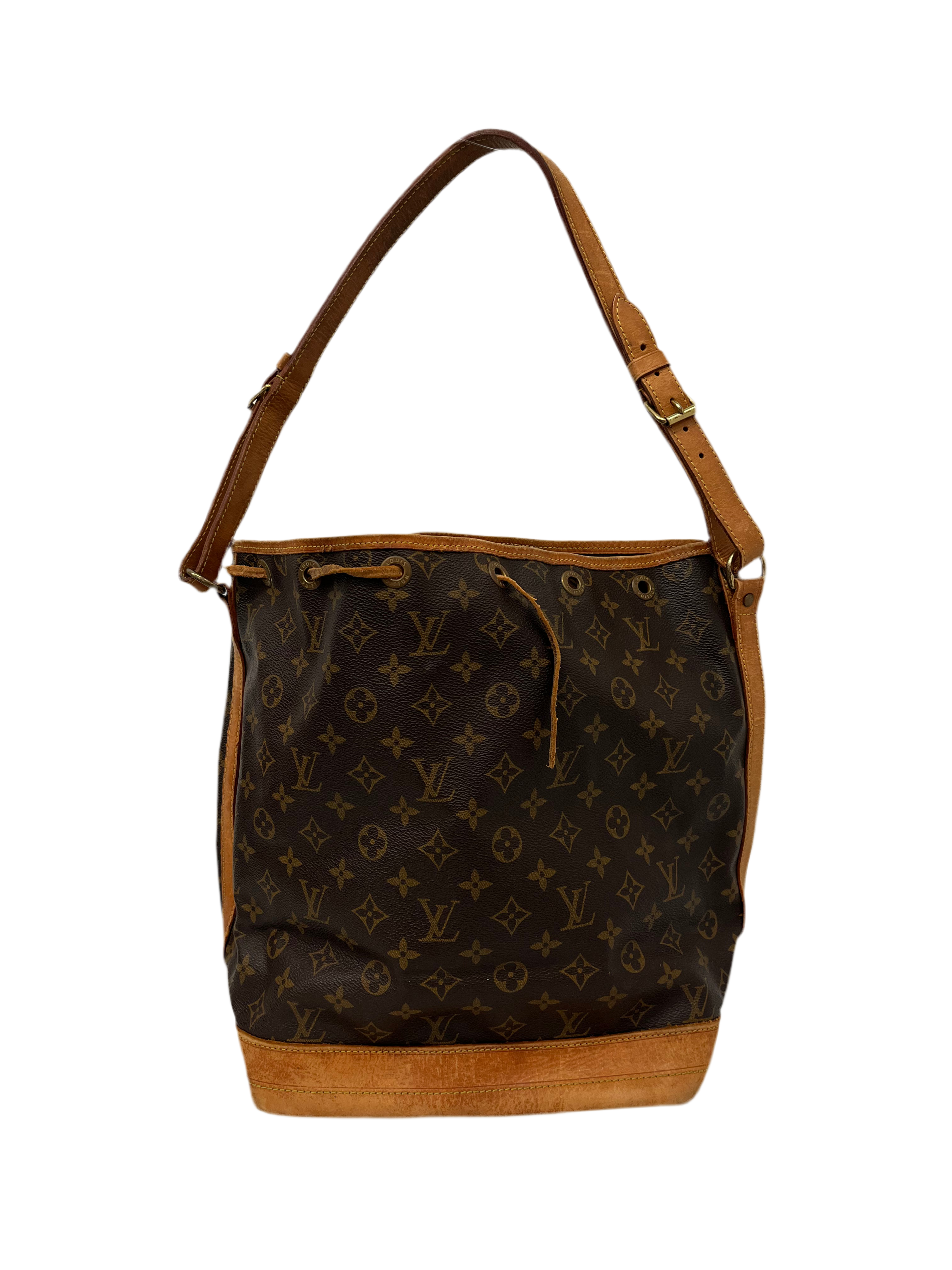 LOUIS VUITTON/Hand Bag/Monogram/Leather/BRW/NOE BUCKET BAG view 2