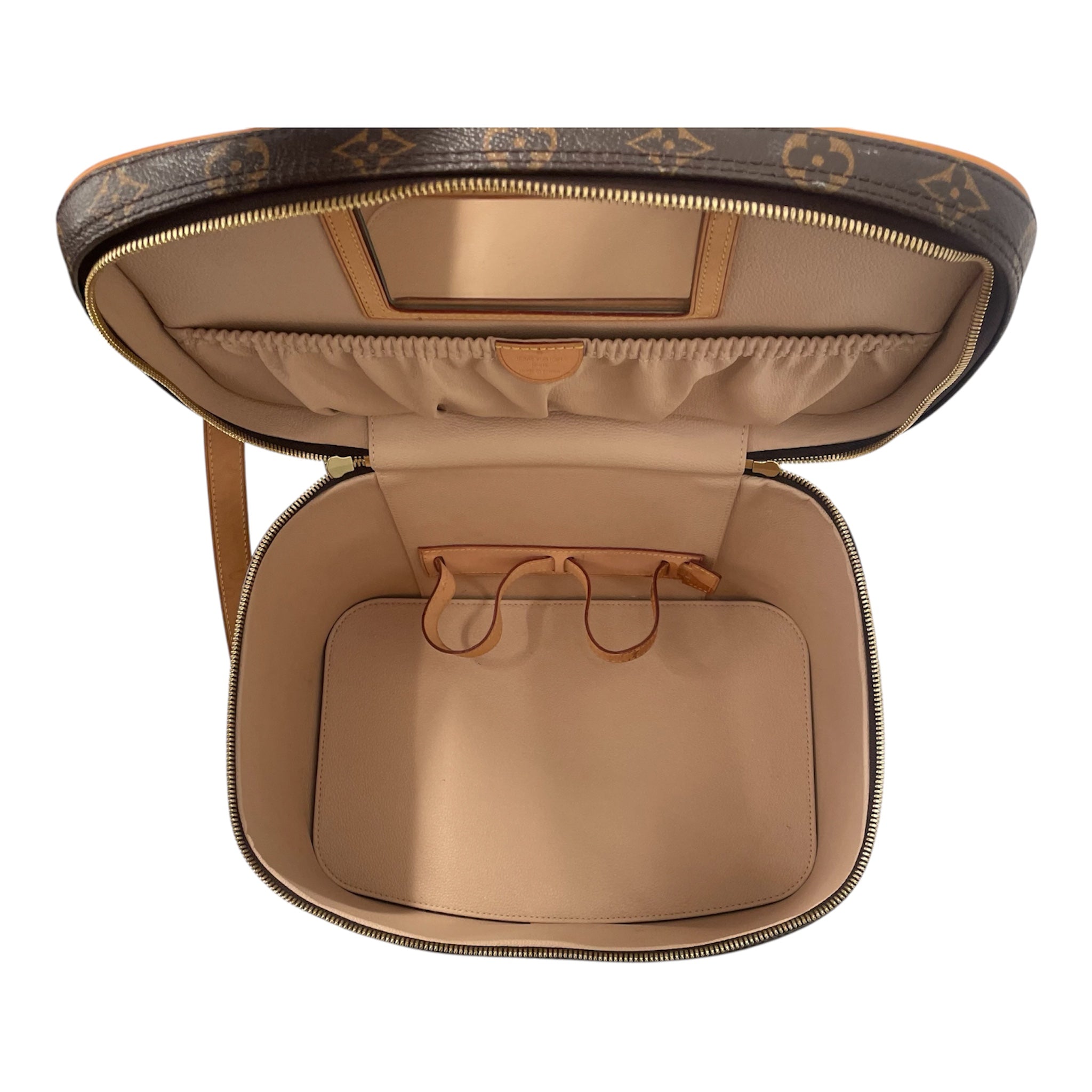 LOUIS VUITTON/Luggage/Monogram/Leather/BRW/LARGEVANITYCASE view 4